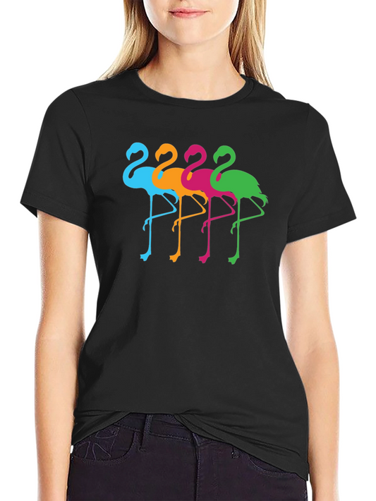 Fun Flamingo T-Shirt - Bright Graphic Tee