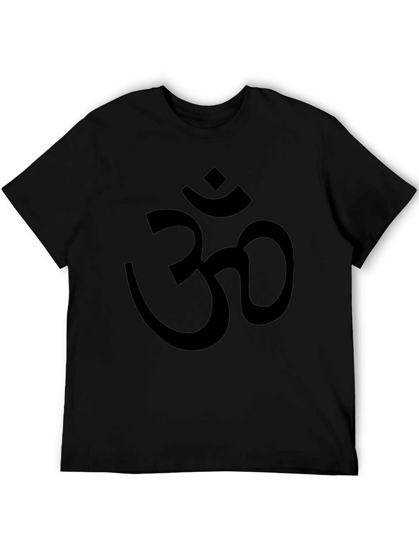 Black Om Graphic T-Shirt - Spiritual Yoga Tee