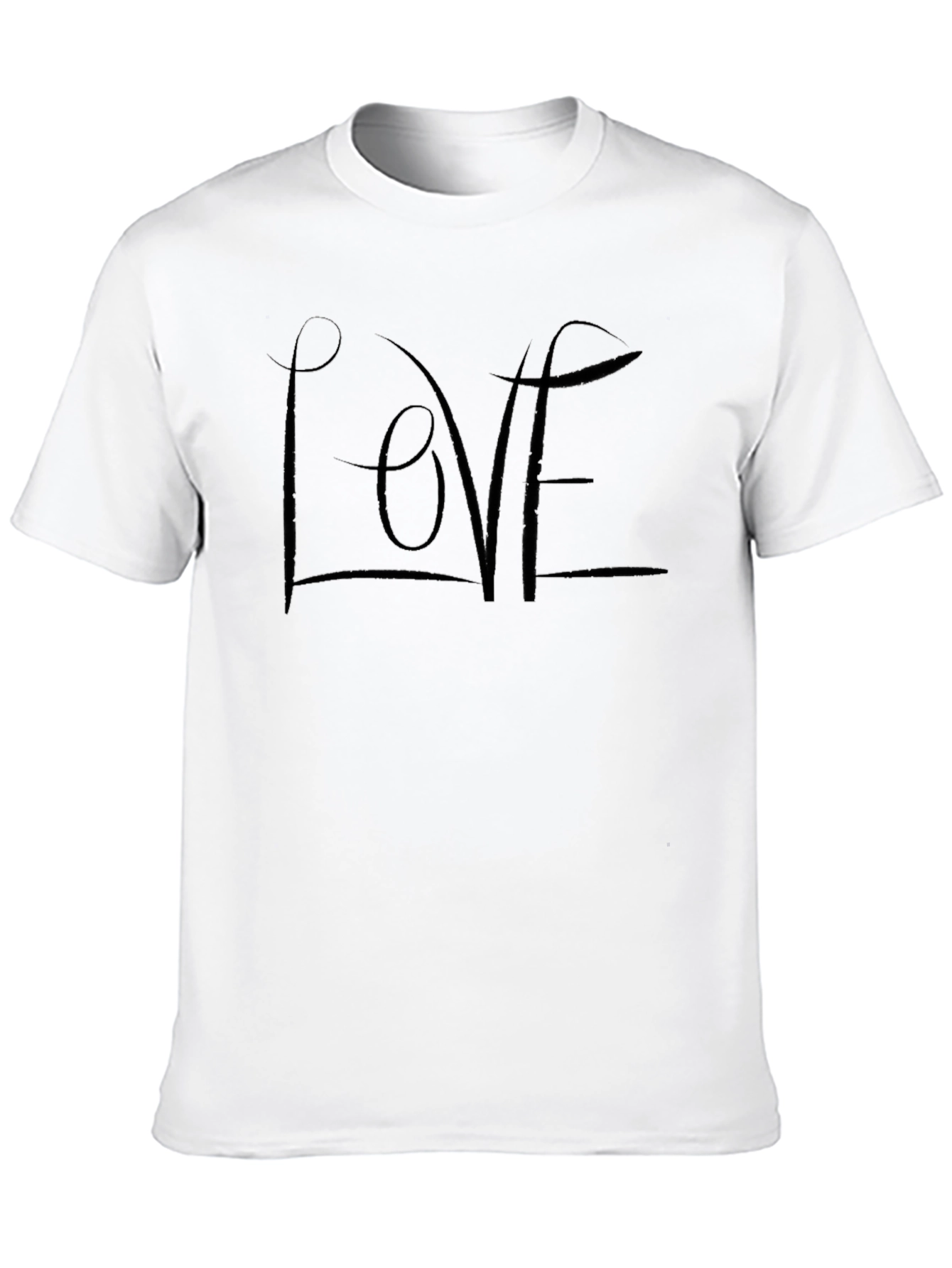 Love Graphic Black T-Shirt - Stylish & Comfortable