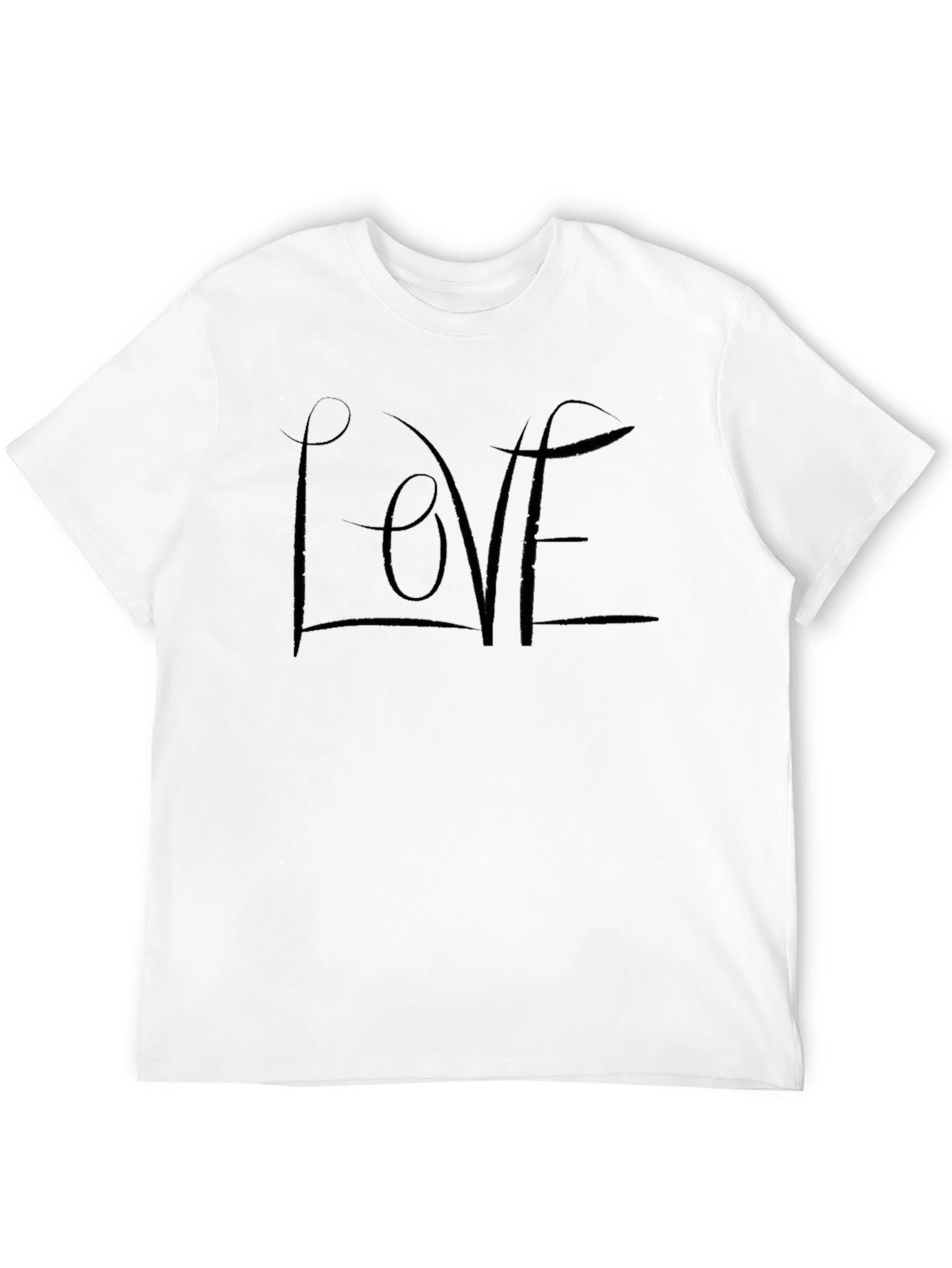 Love Graphic Black T-Shirt - Stylish & Comfortable