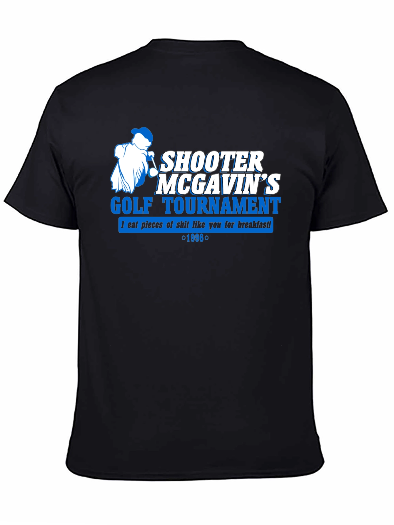Shooter McGavins Golf Tournament Black T-Shirt