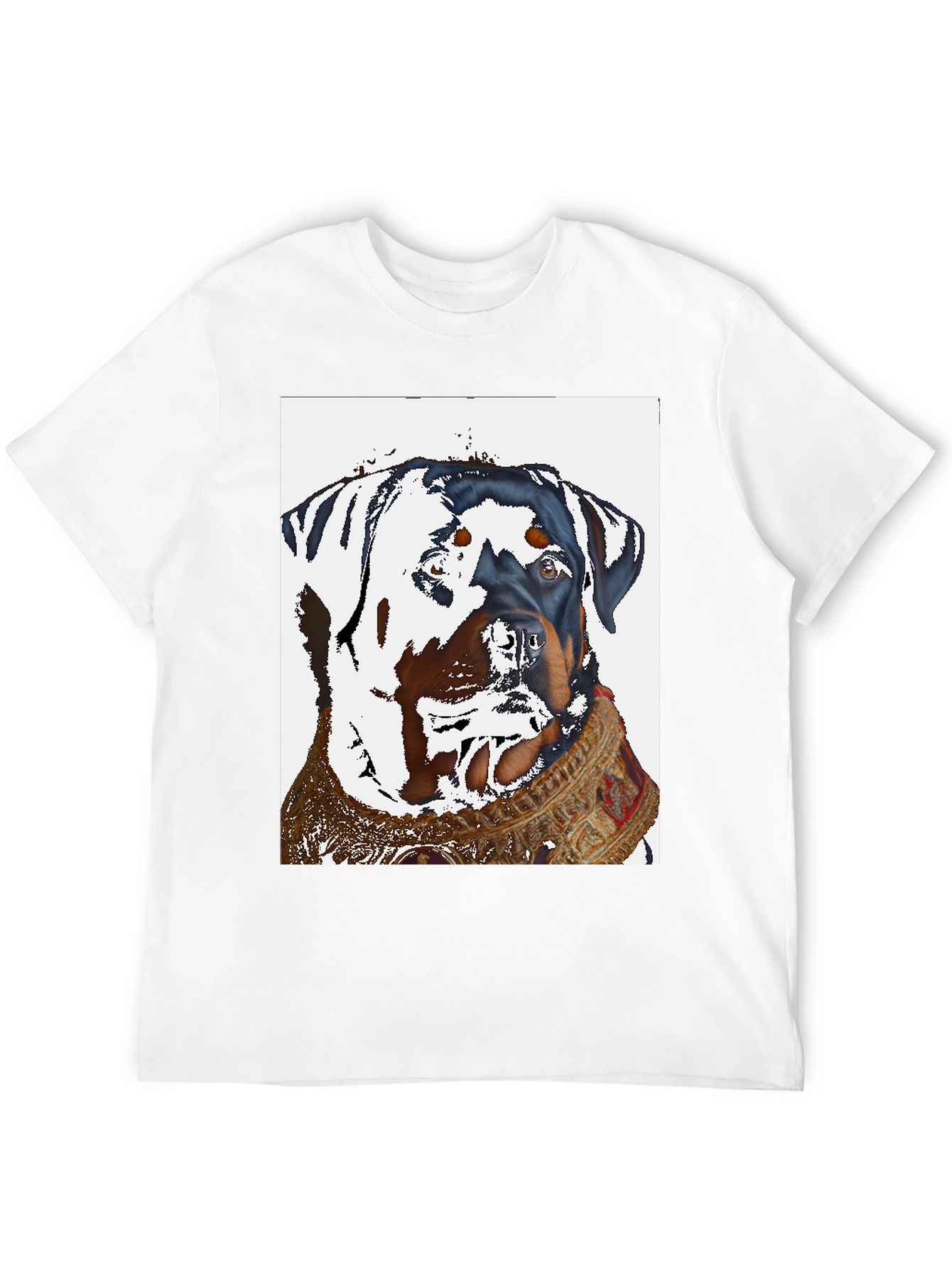 Rottweiler Dog T-Shirt - Cool Artistic Design