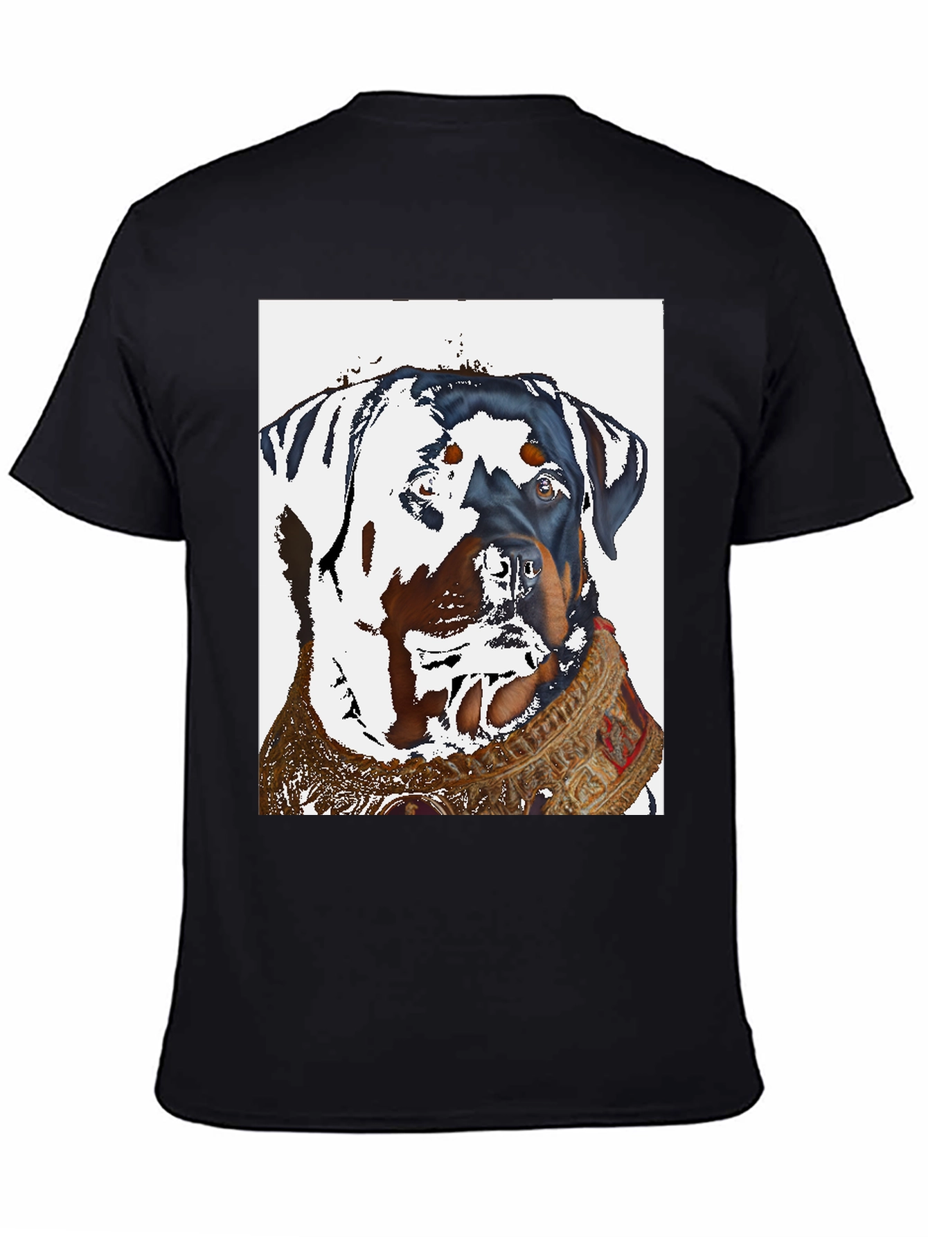 Rottweiler Dog T-Shirt - Cool Artistic Design