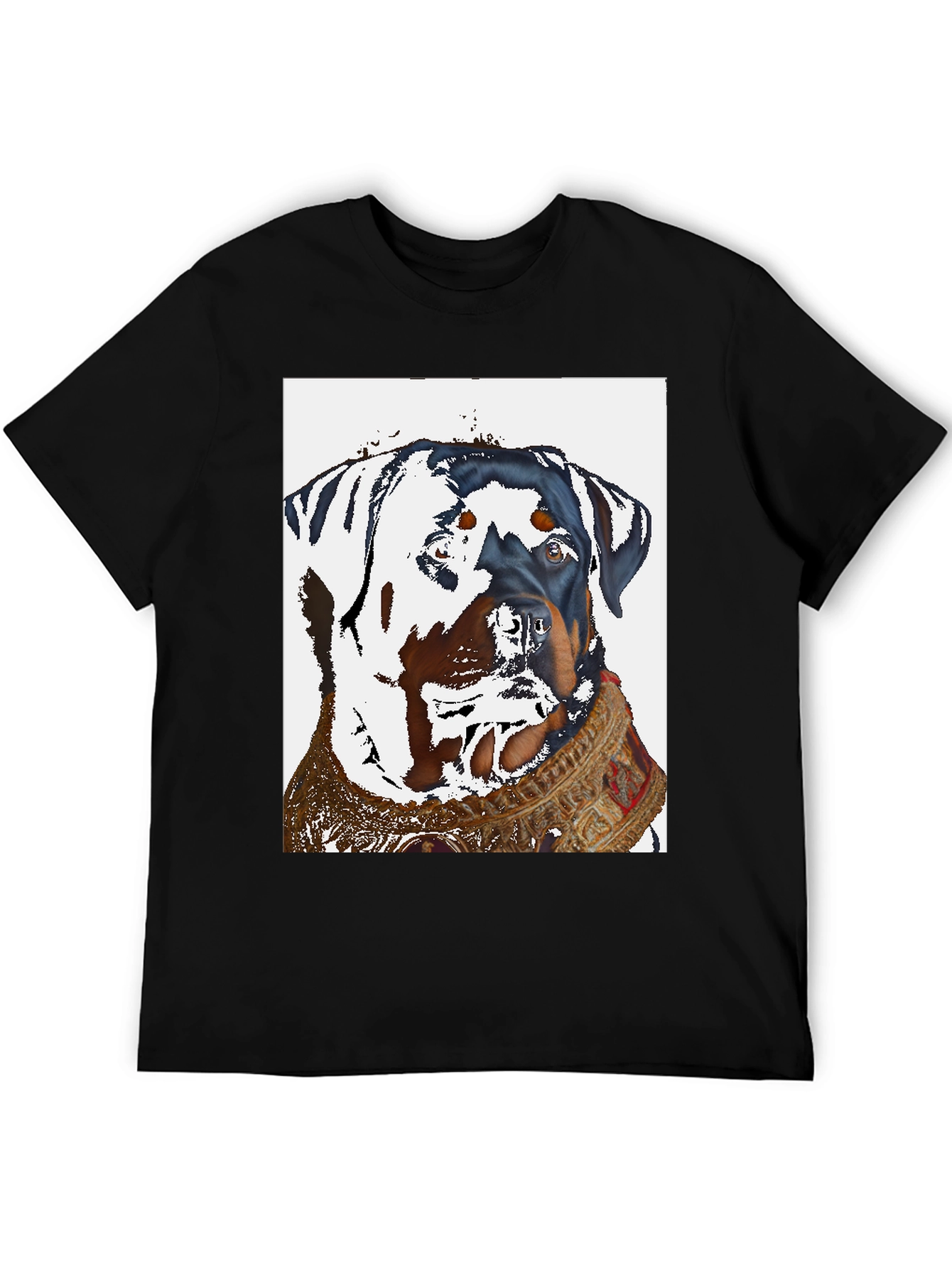 Rottweiler Dog T-Shirt - Cool Artistic Design