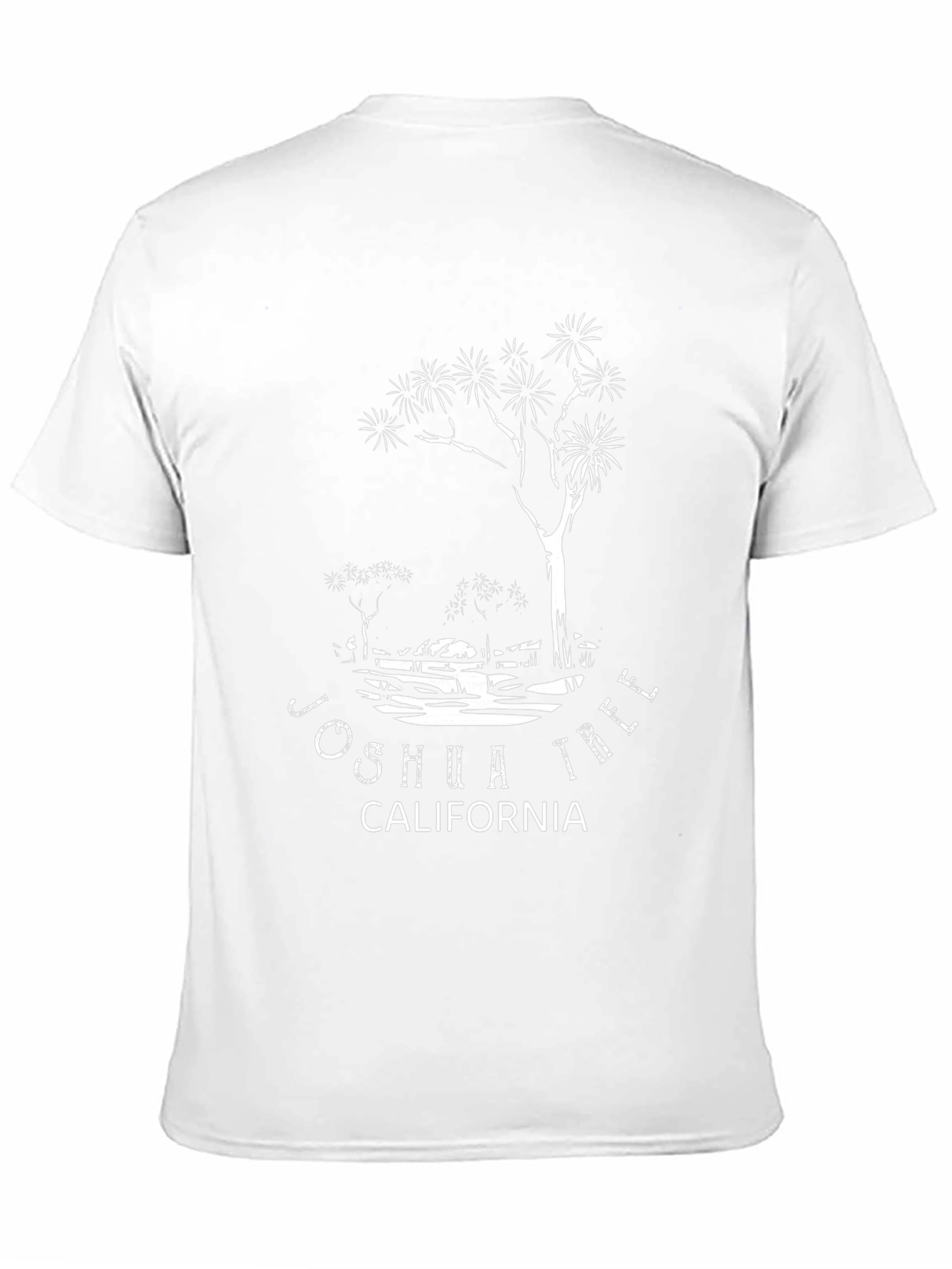 Joshua Tree California Black T-Shirt