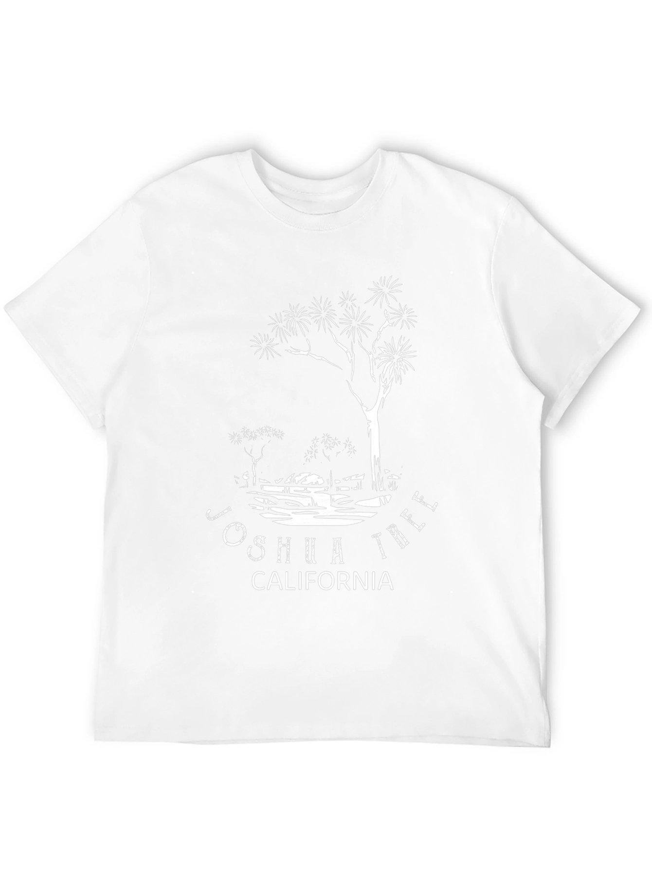 Joshua Tree California Black T-Shirt