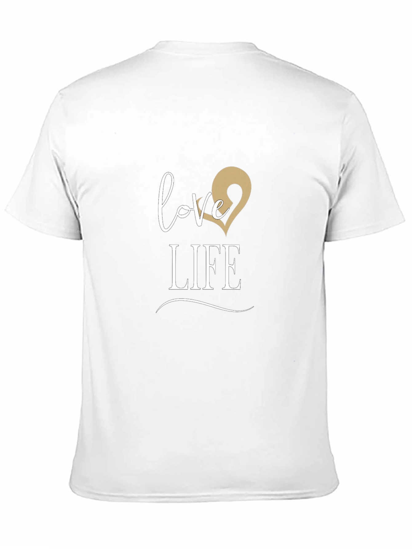 Love Life Graphic T-Shirt - Stylish Mens Tee