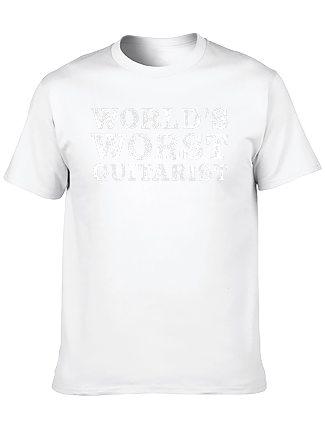 Worlds Worst Guitarist Black Graphic Tee