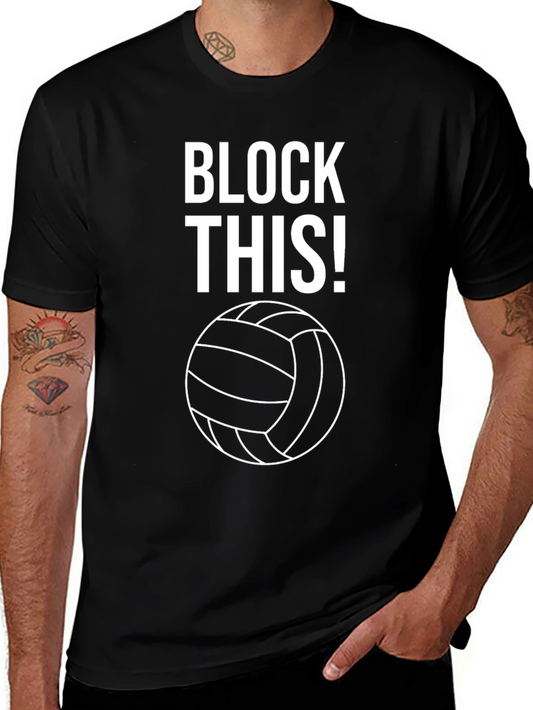 Volleyball Block This! Graphic T-Shirt