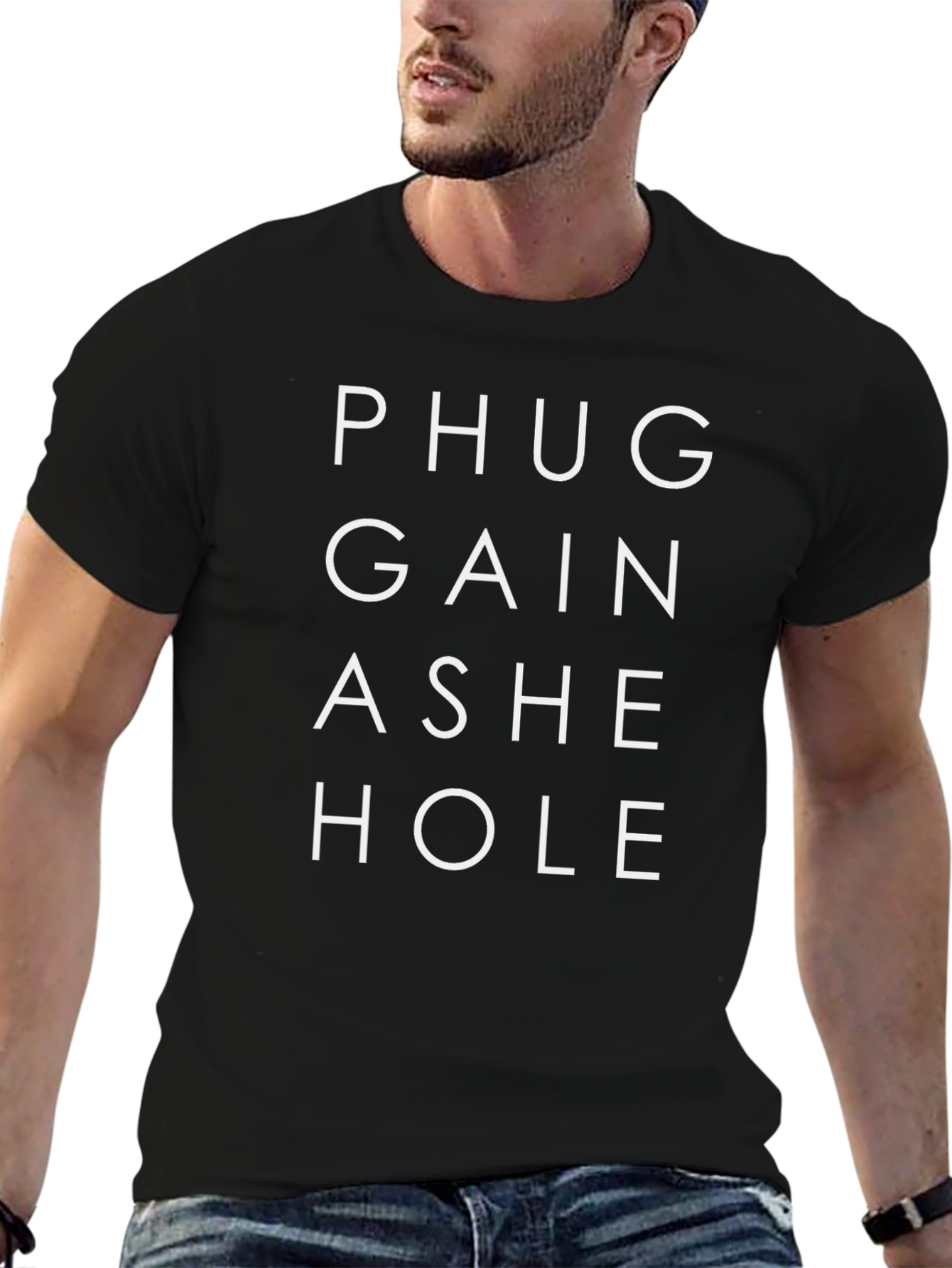 Offensive Pun T-Shirt - PHUG GAIN ASHE HOLE
