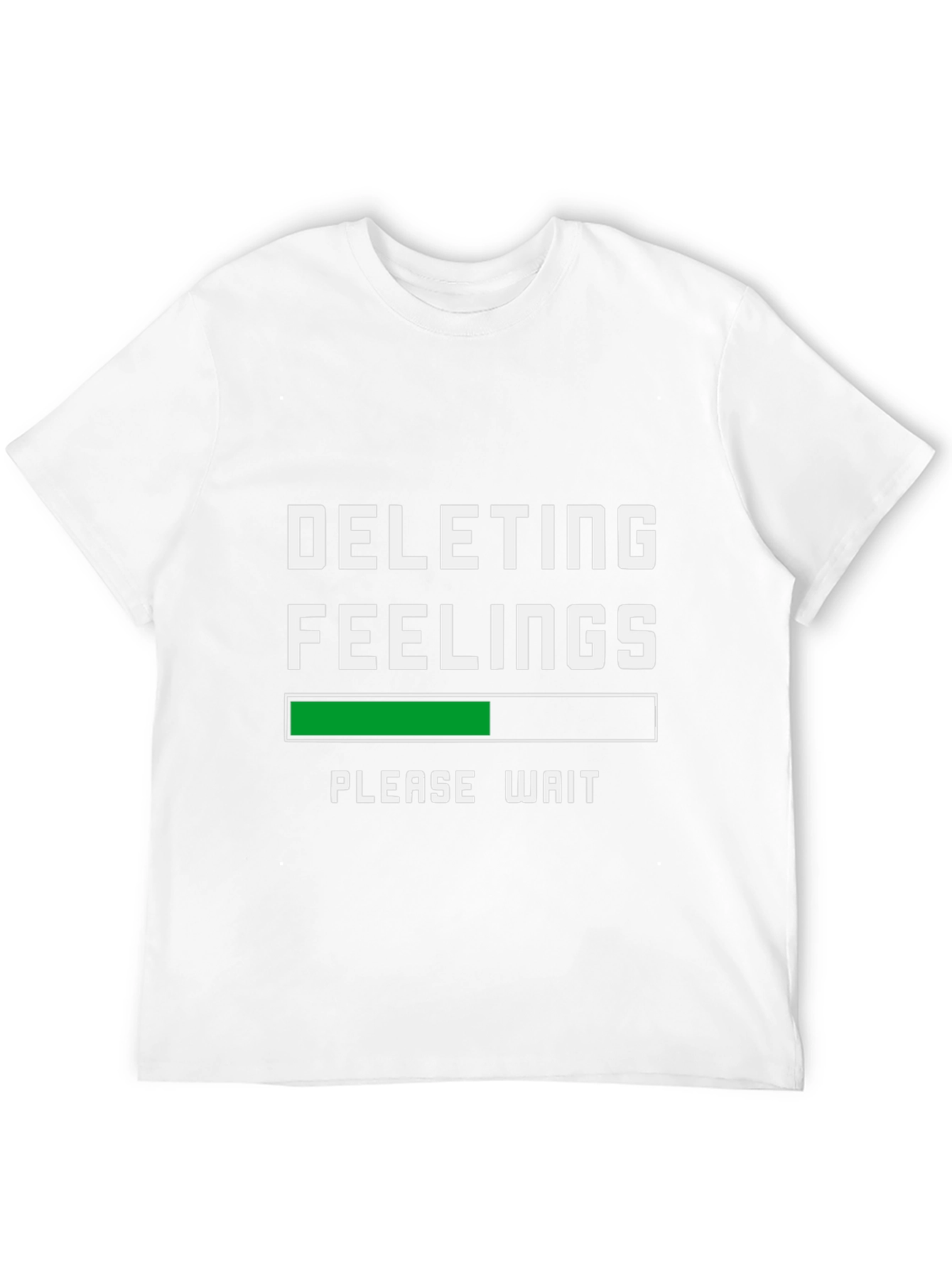 Deleting Feelings Graphic Tee - Funny T-Shirt