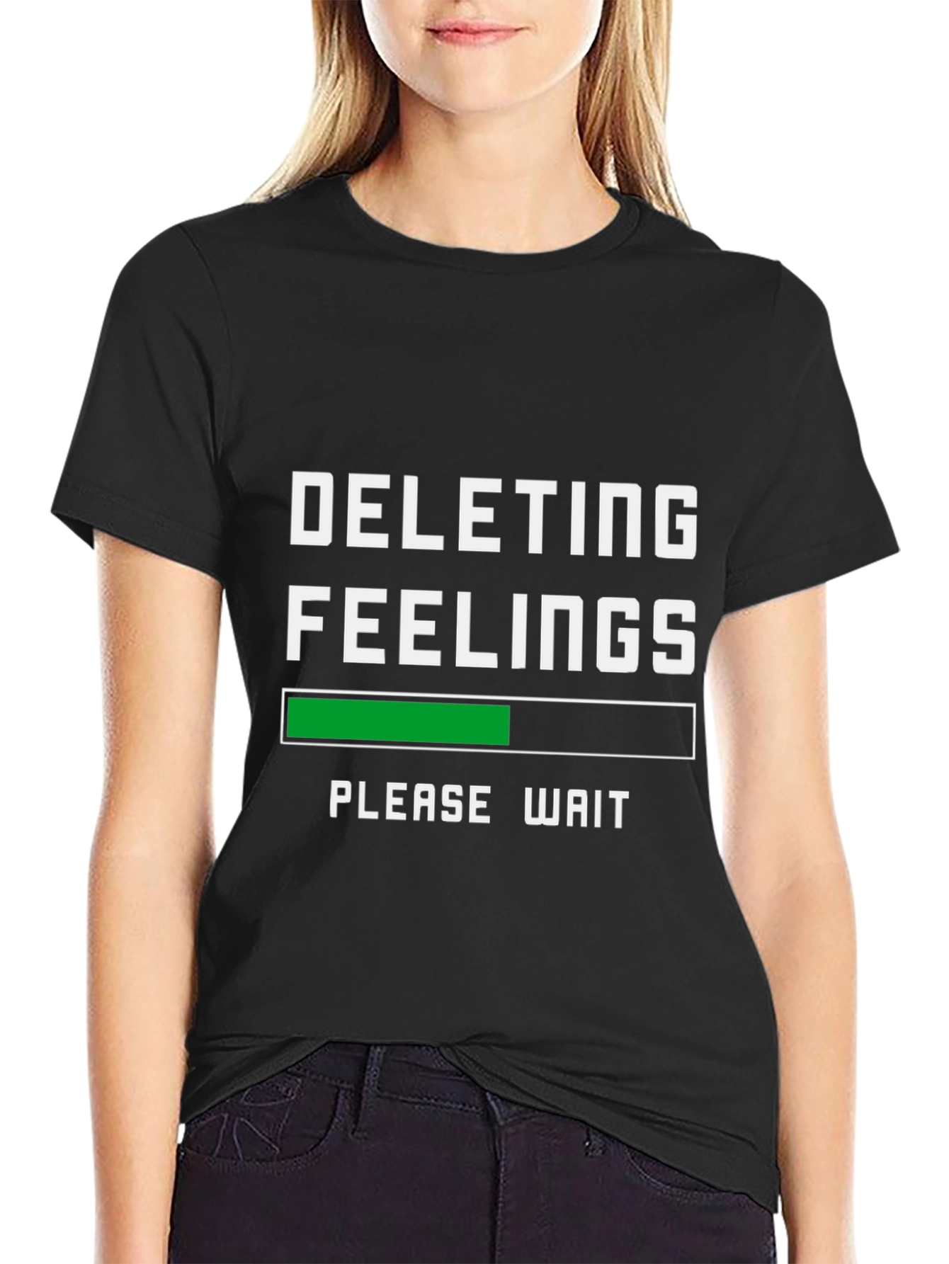 Deleting Feelings Graphic Tee - Funny T-Shirt