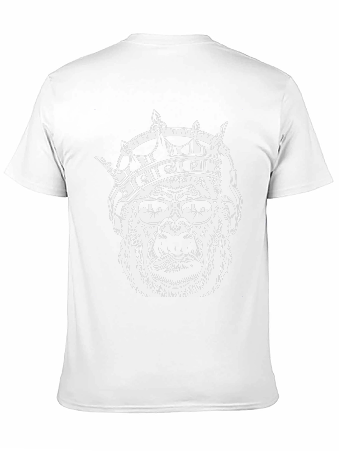 King Kong Graphic T-Shirt - Gorilla with Crown