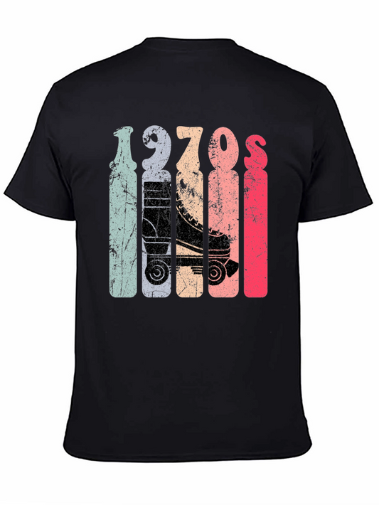 Retro 1970s Roller Skate T-Shirt