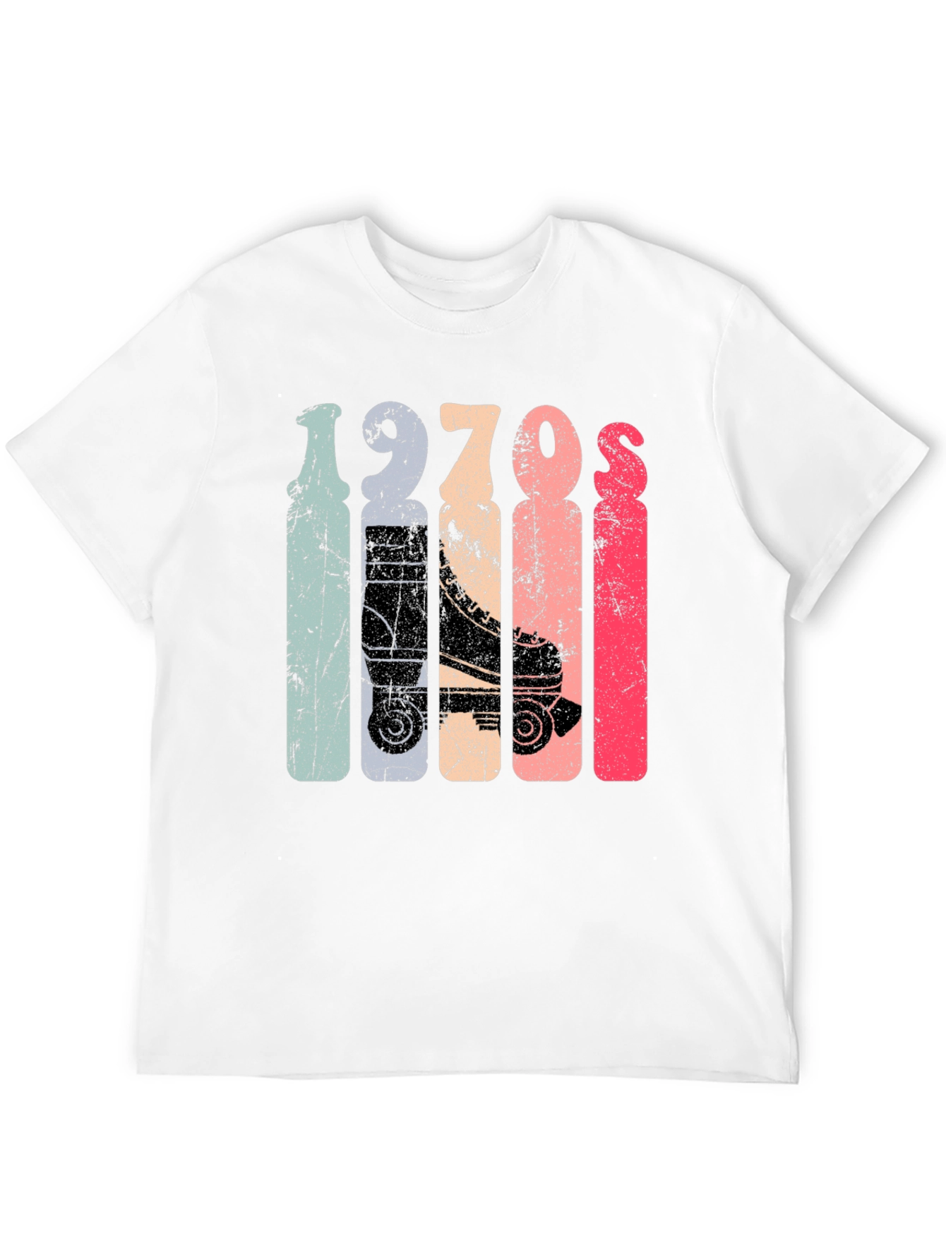 Retro 1970s Roller Skate T-Shirt
