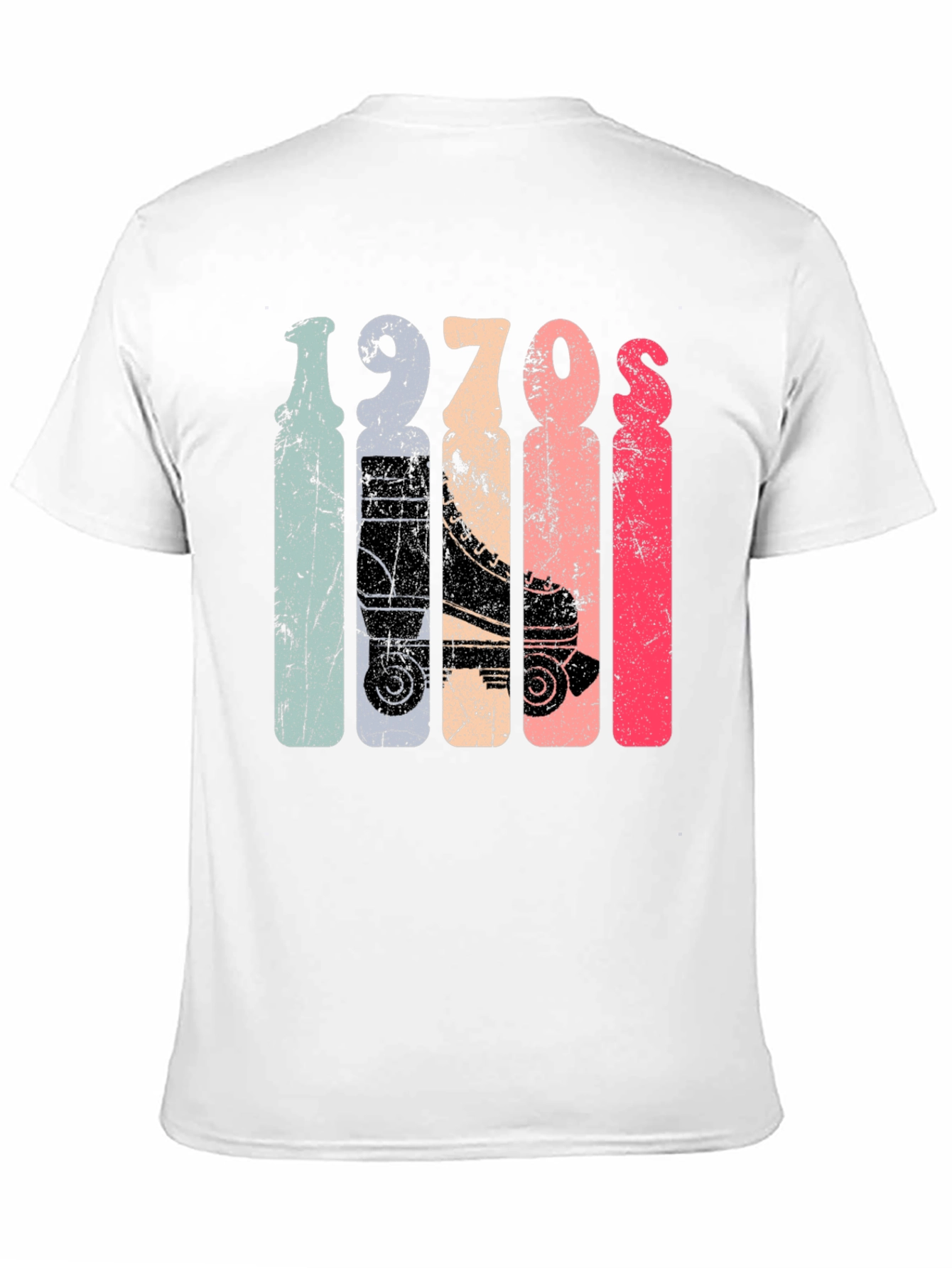 Retro 1970s Roller Skate T-Shirt