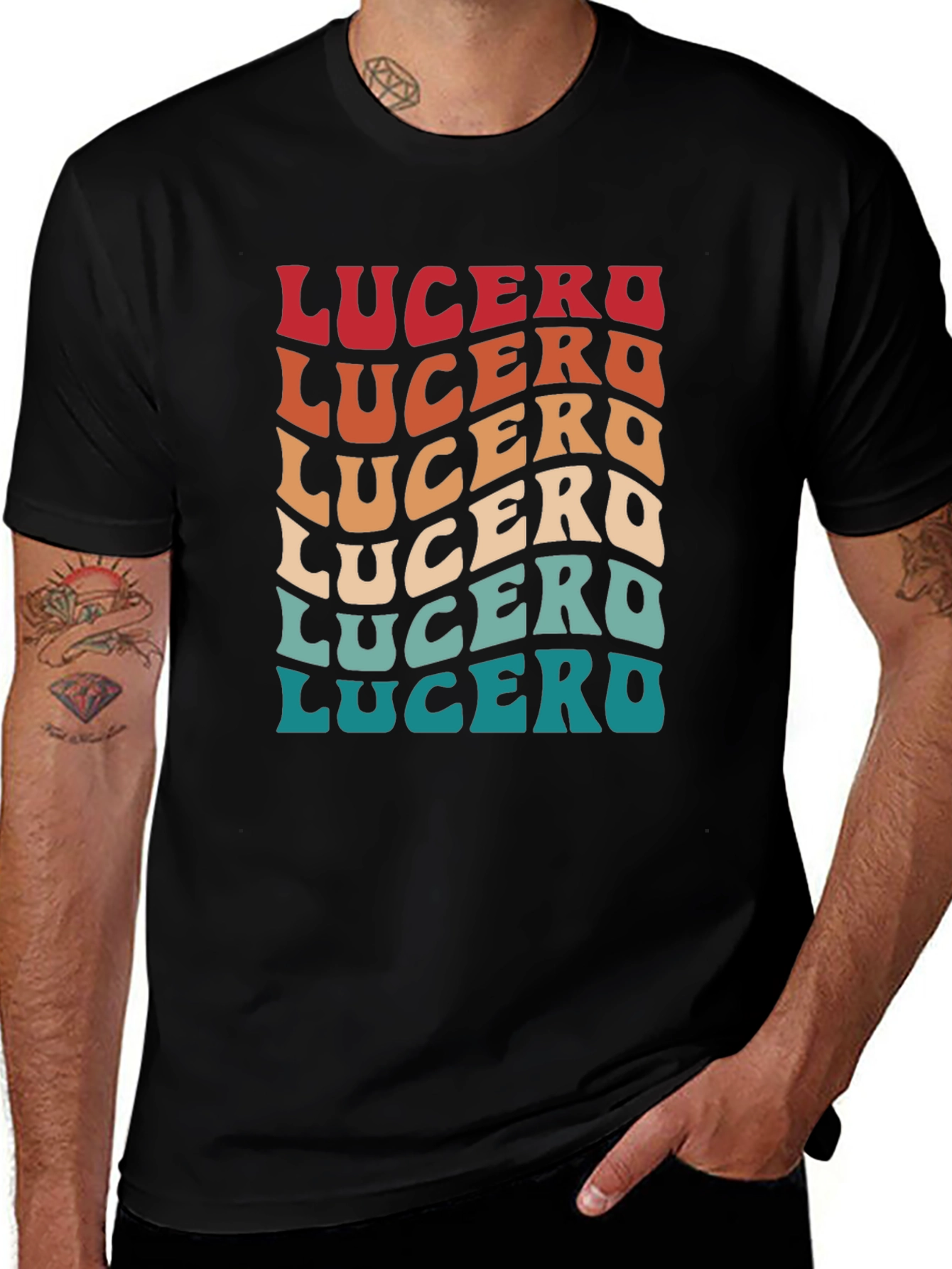 Lucero Retro Wave T-Shirt
