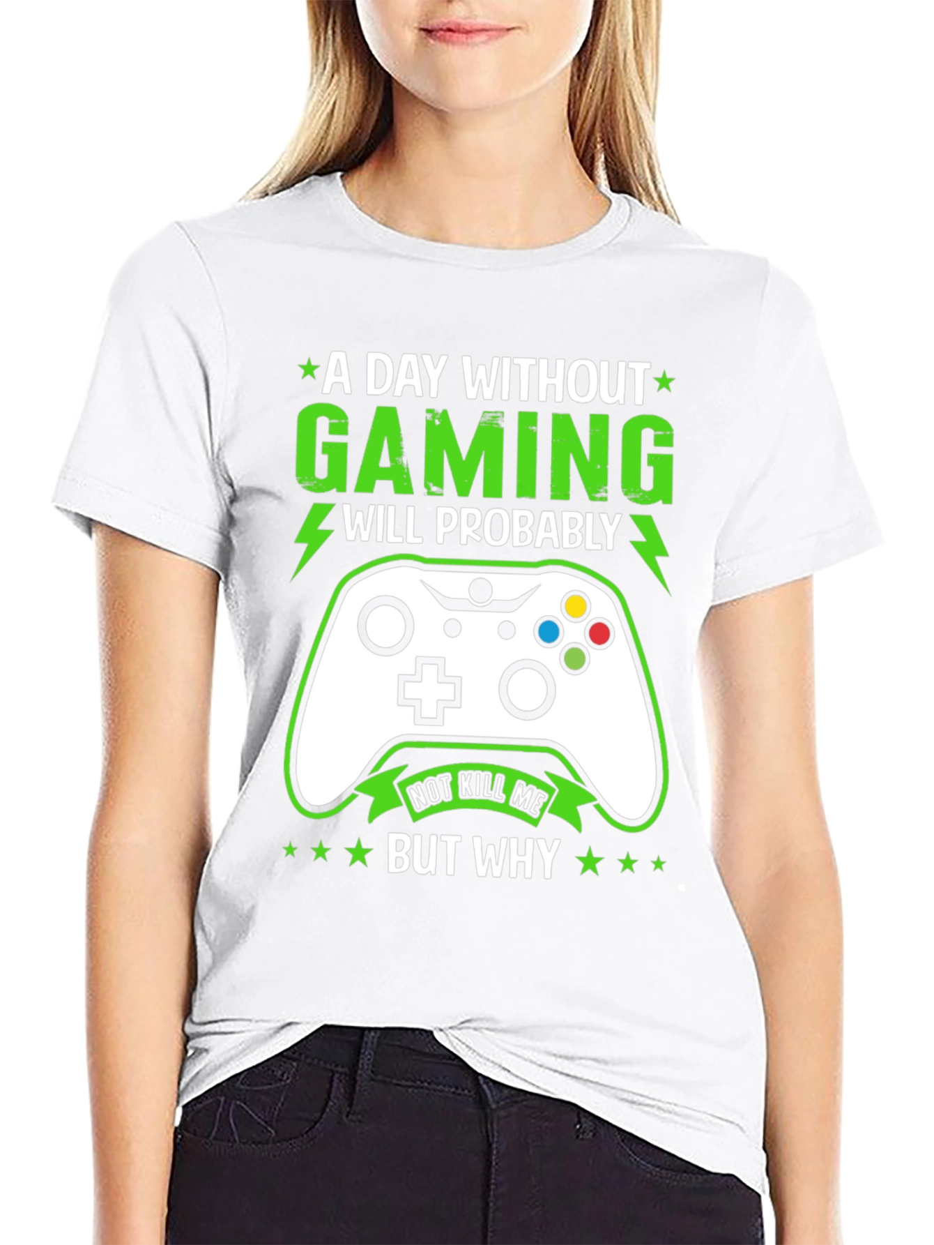 Funny Gamer T-Shirt: A Day Without Gaming