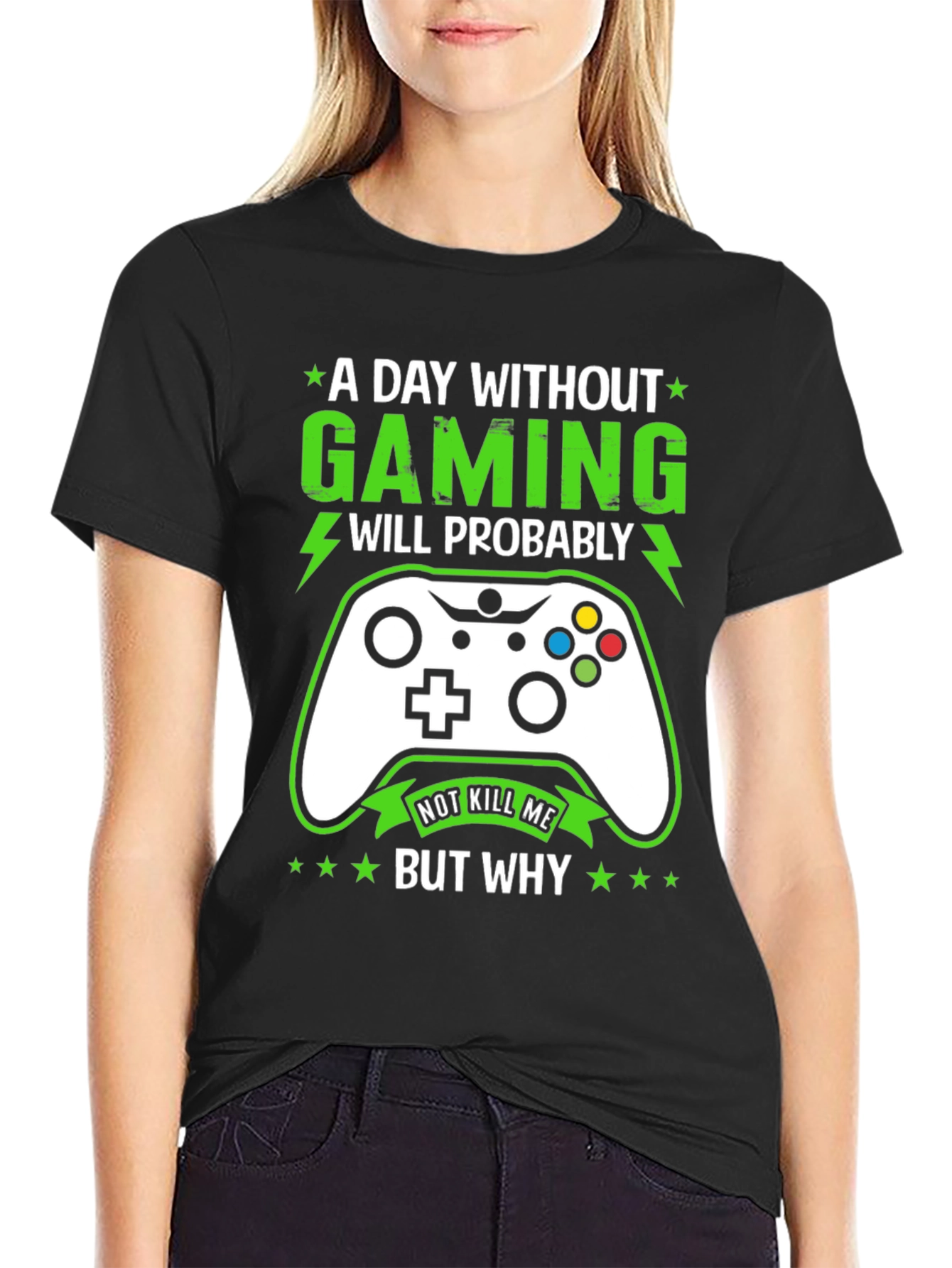 Funny Gamer T-Shirt: A Day Without Gaming