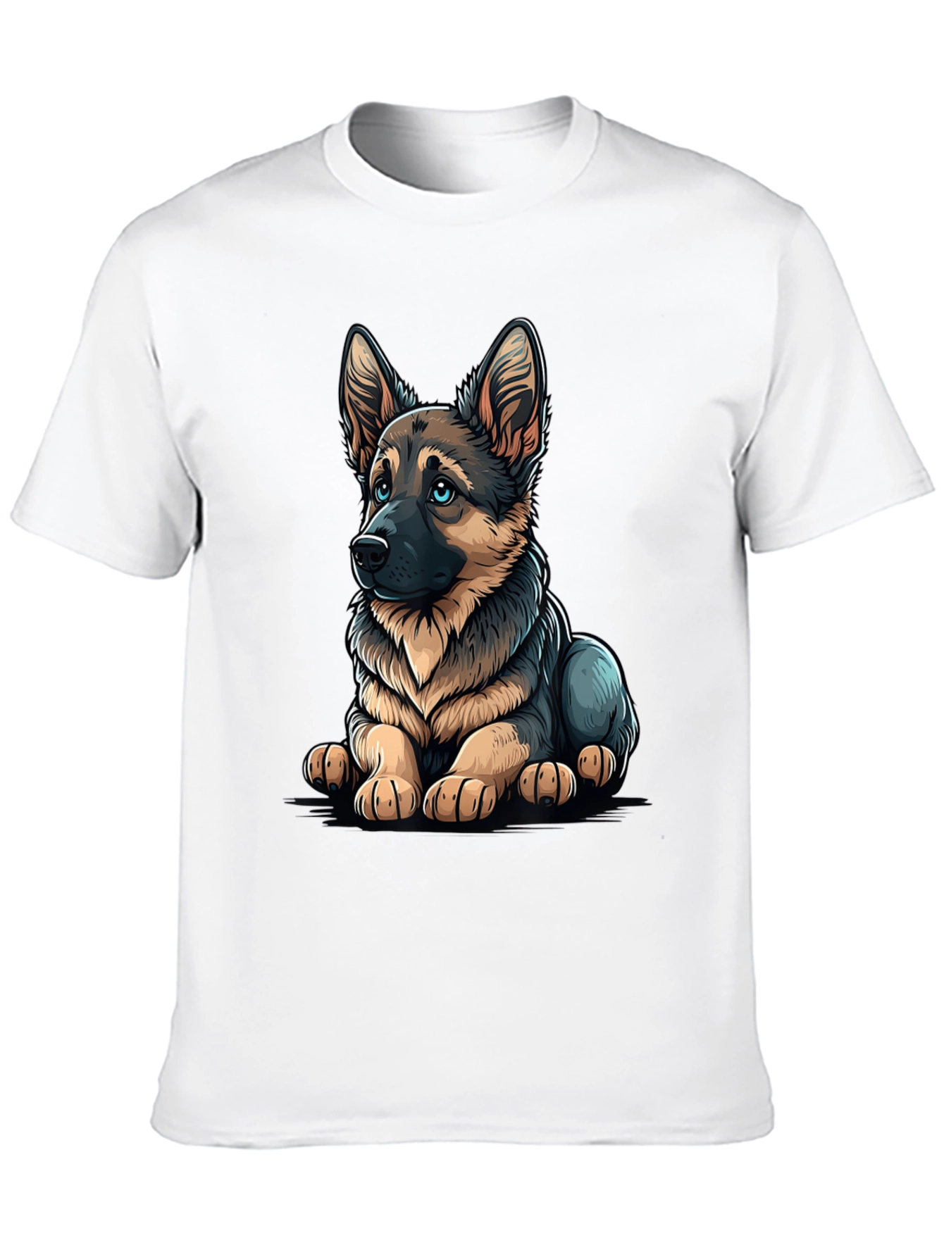German Shepherd Puppy Graphic T-Shirt