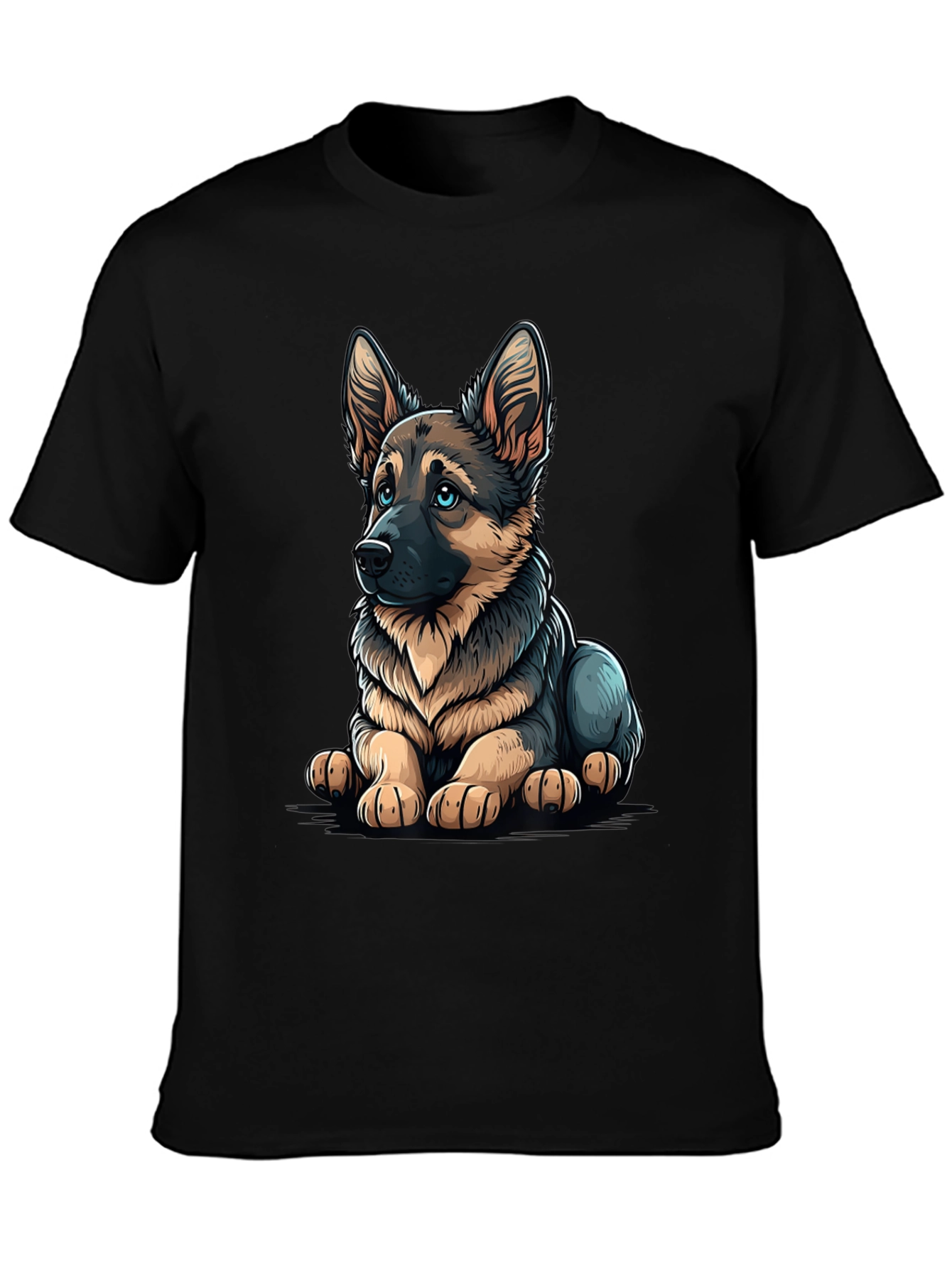 German Shepherd Puppy Graphic T-Shirt
