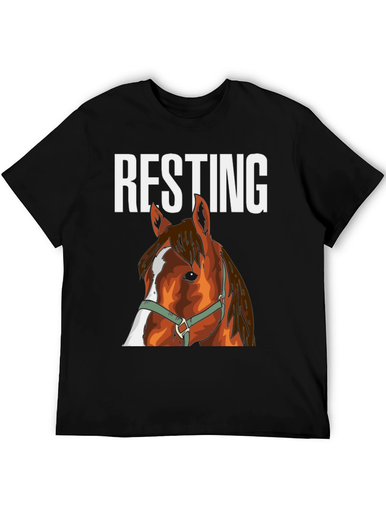 Resting Horse Face Graphic Tee