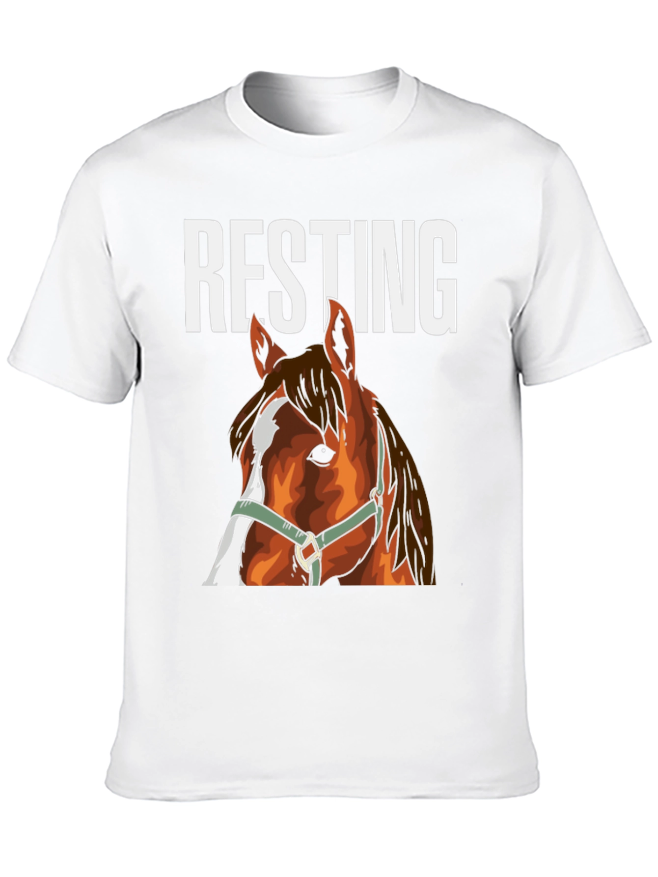 Resting Horse Face Graphic Tee