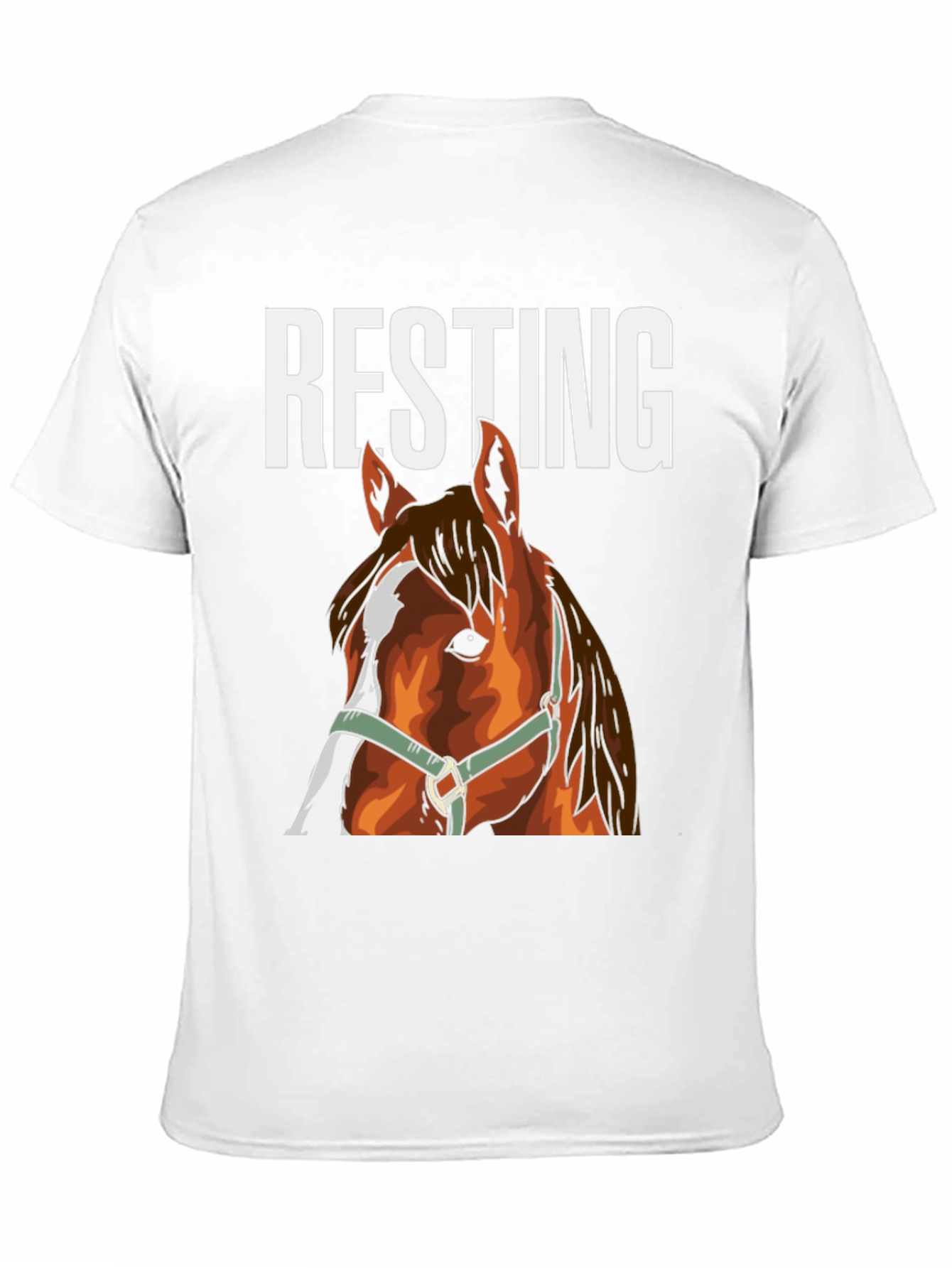 Resting Horse Face Graphic Tee