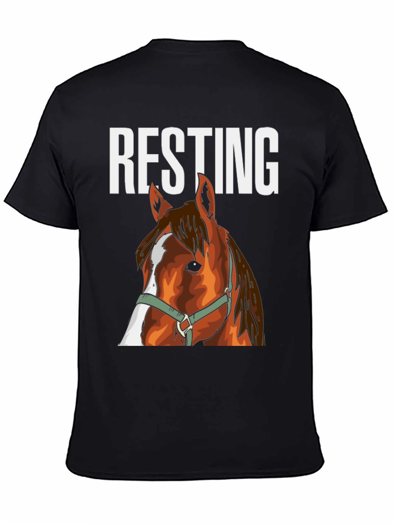 Resting Horse Face Graphic Tee