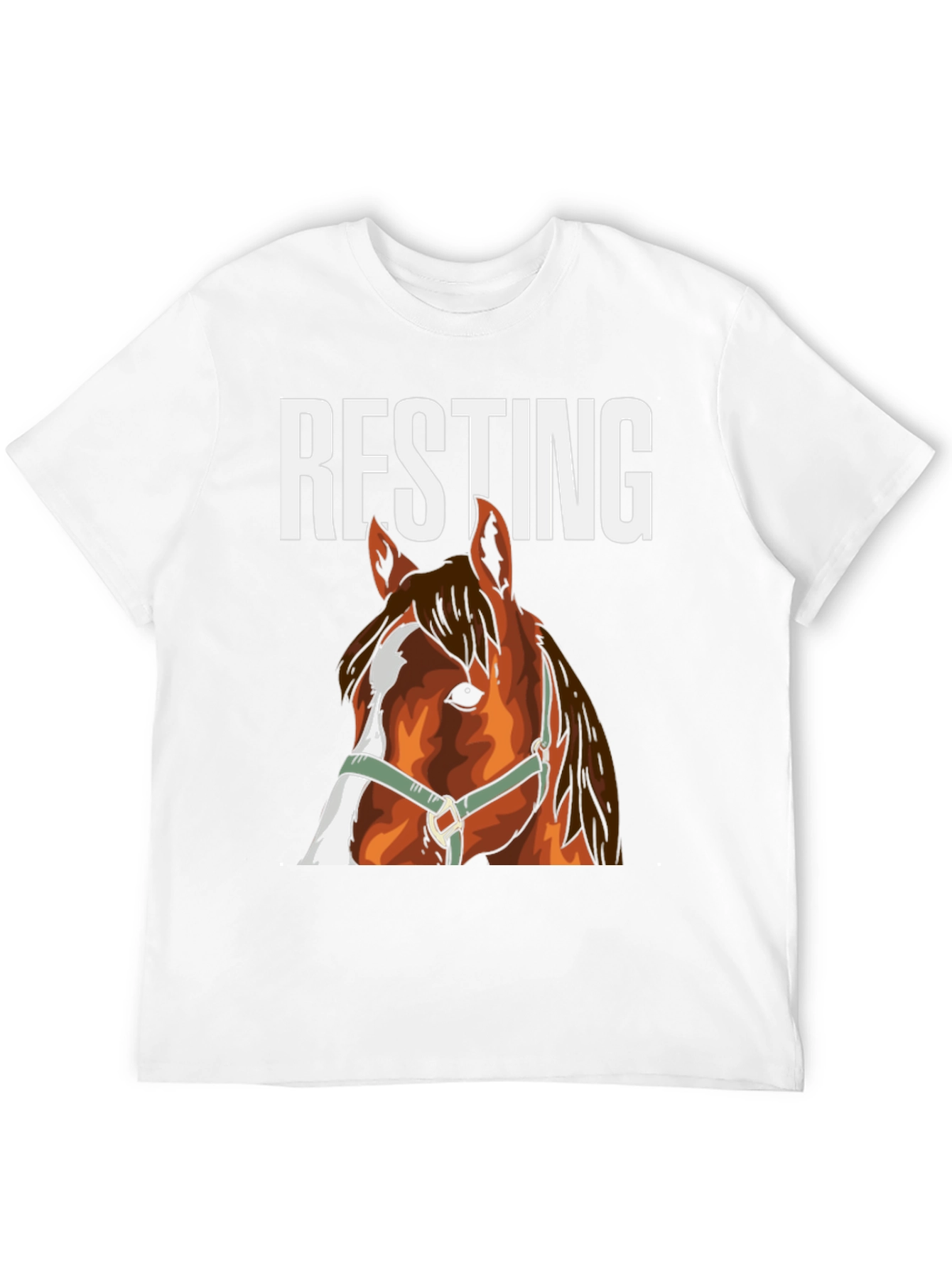 Resting Horse Face Graphic Tee