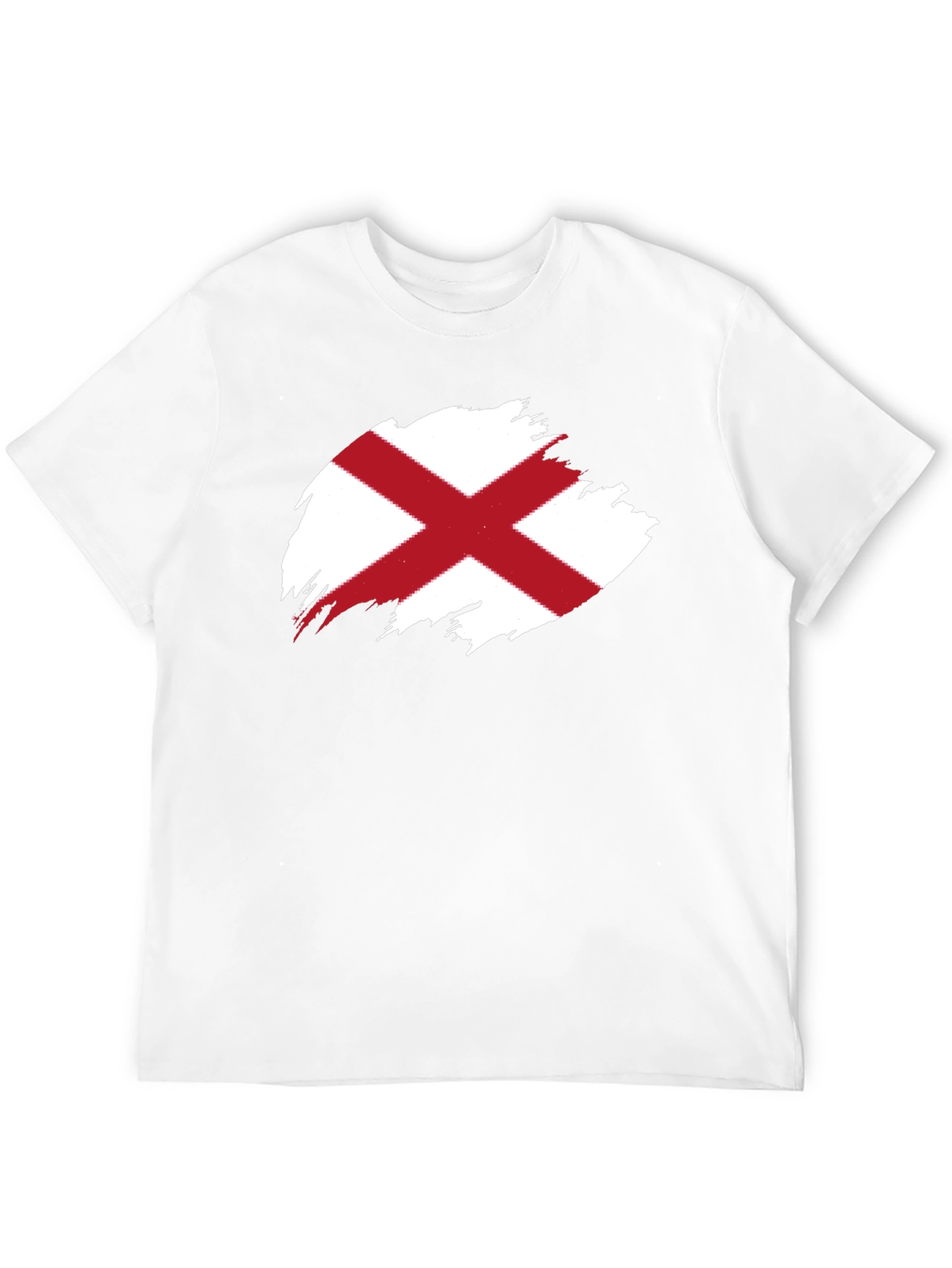 Alabama Flag Graphic T-Shirt - Black Cotton Tee
