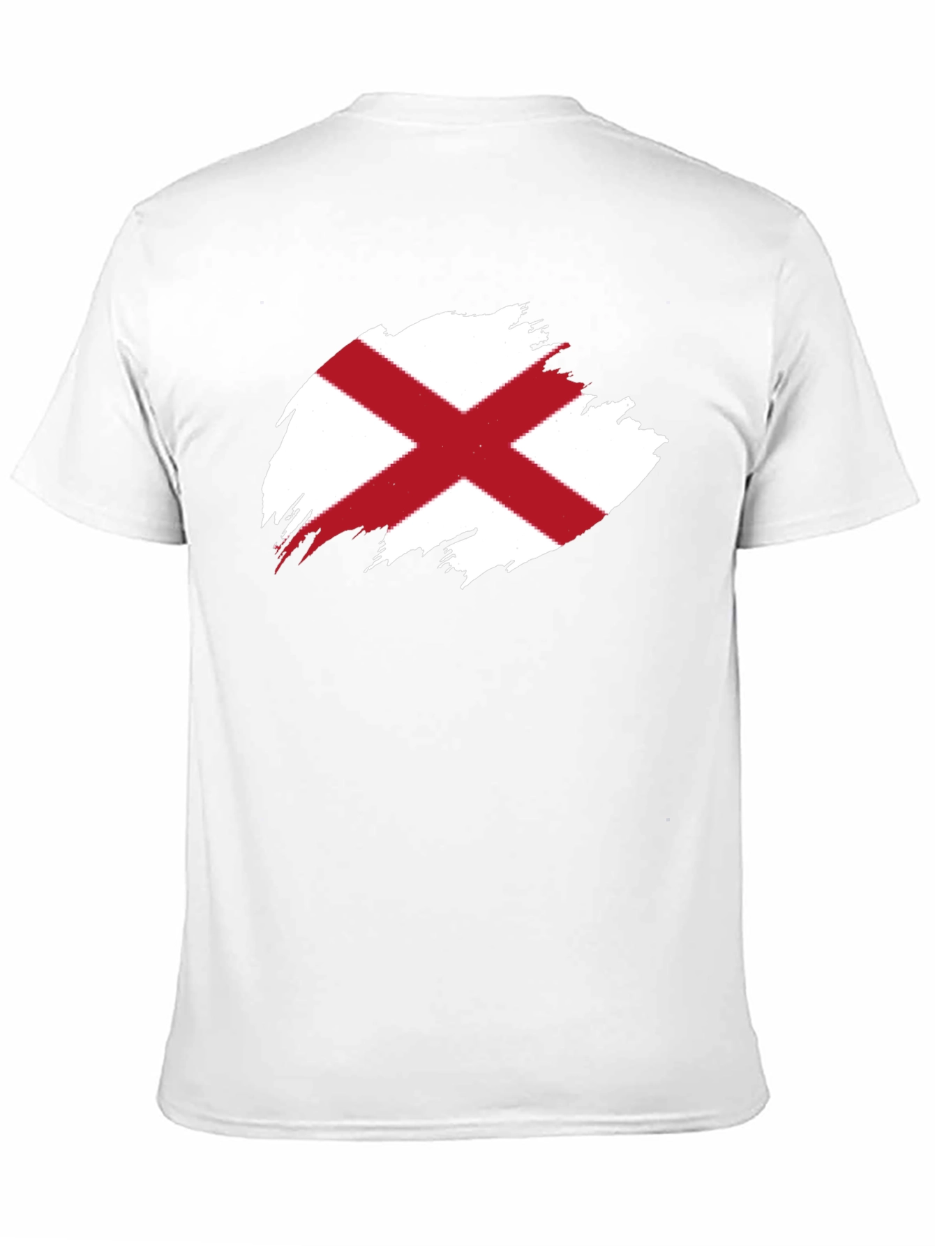 Alabama Flag Graphic T-Shirt - Black Cotton Tee