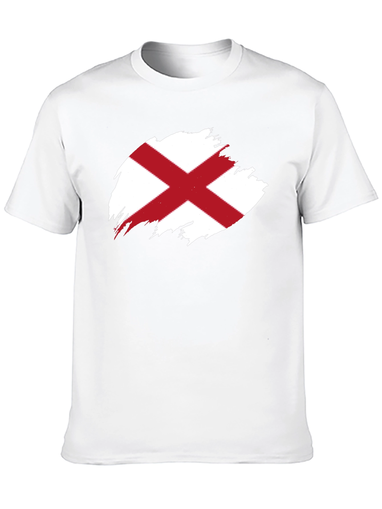 Alabama Flag Graphic T-Shirt - Black Cotton Tee