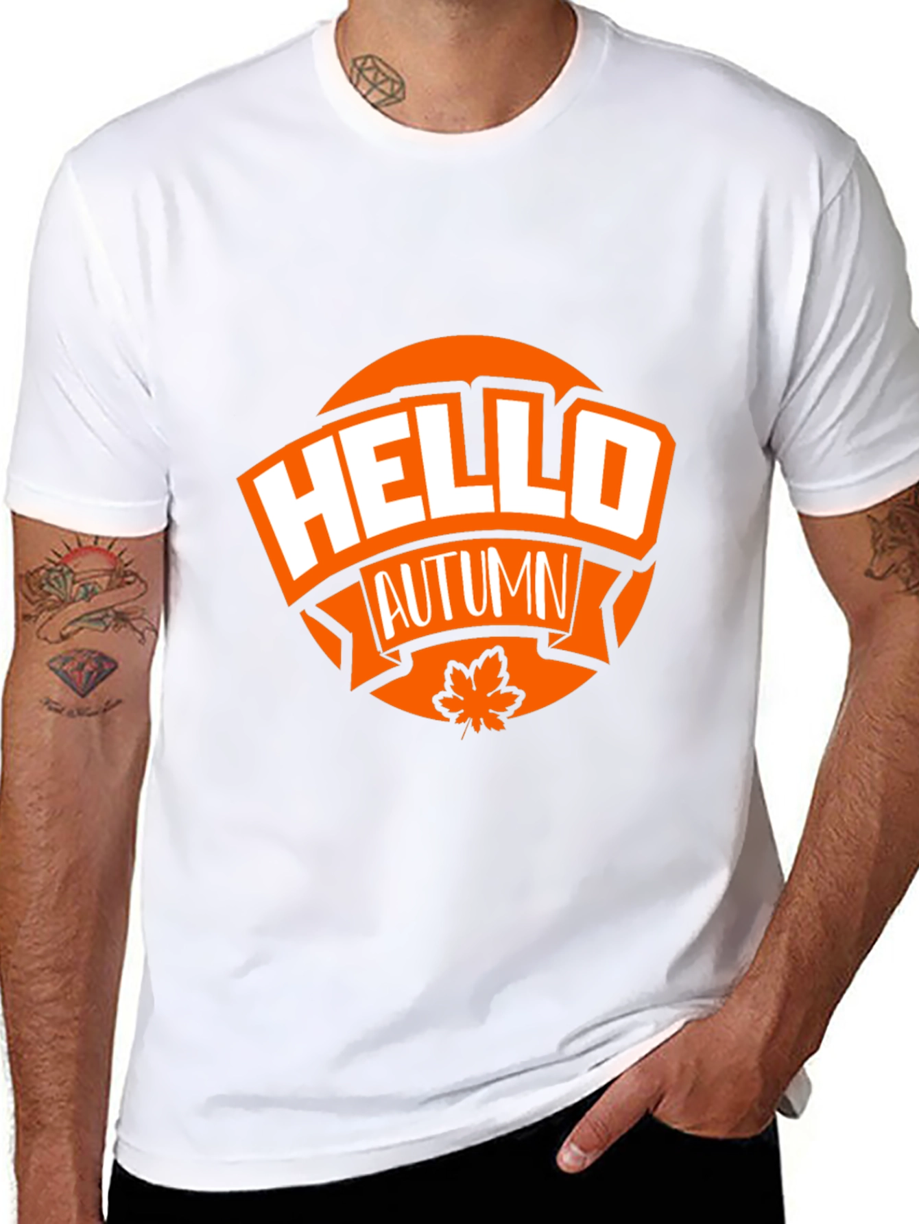 Hello Autumn Graphic T-Shirt