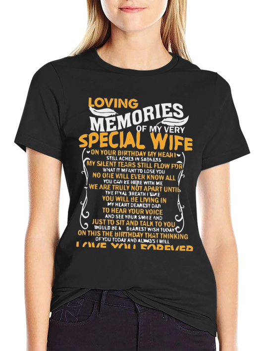 Loving Memories Special Wife T-Shirt