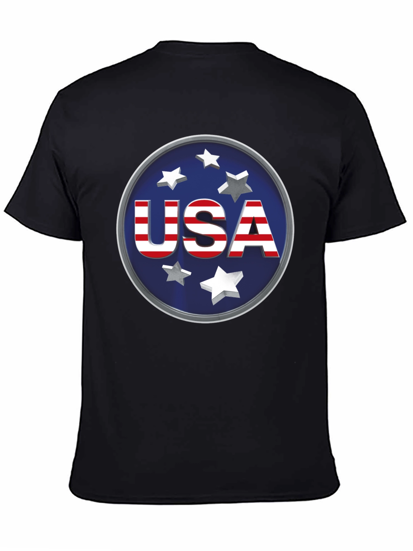 USA Graphic Print Tee - Patriotic Style