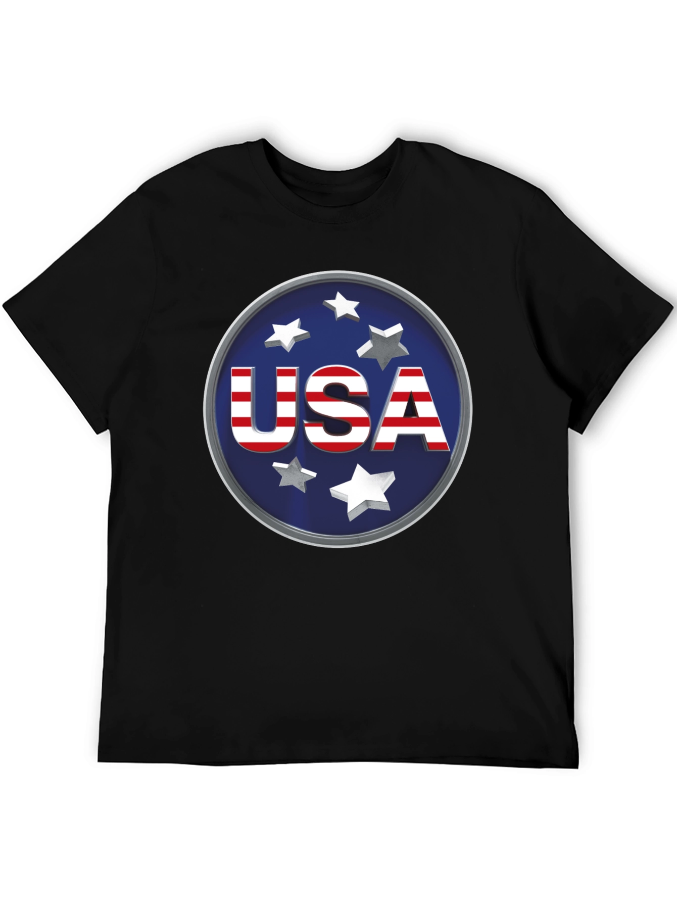 USA Graphic Print Tee - Patriotic Style