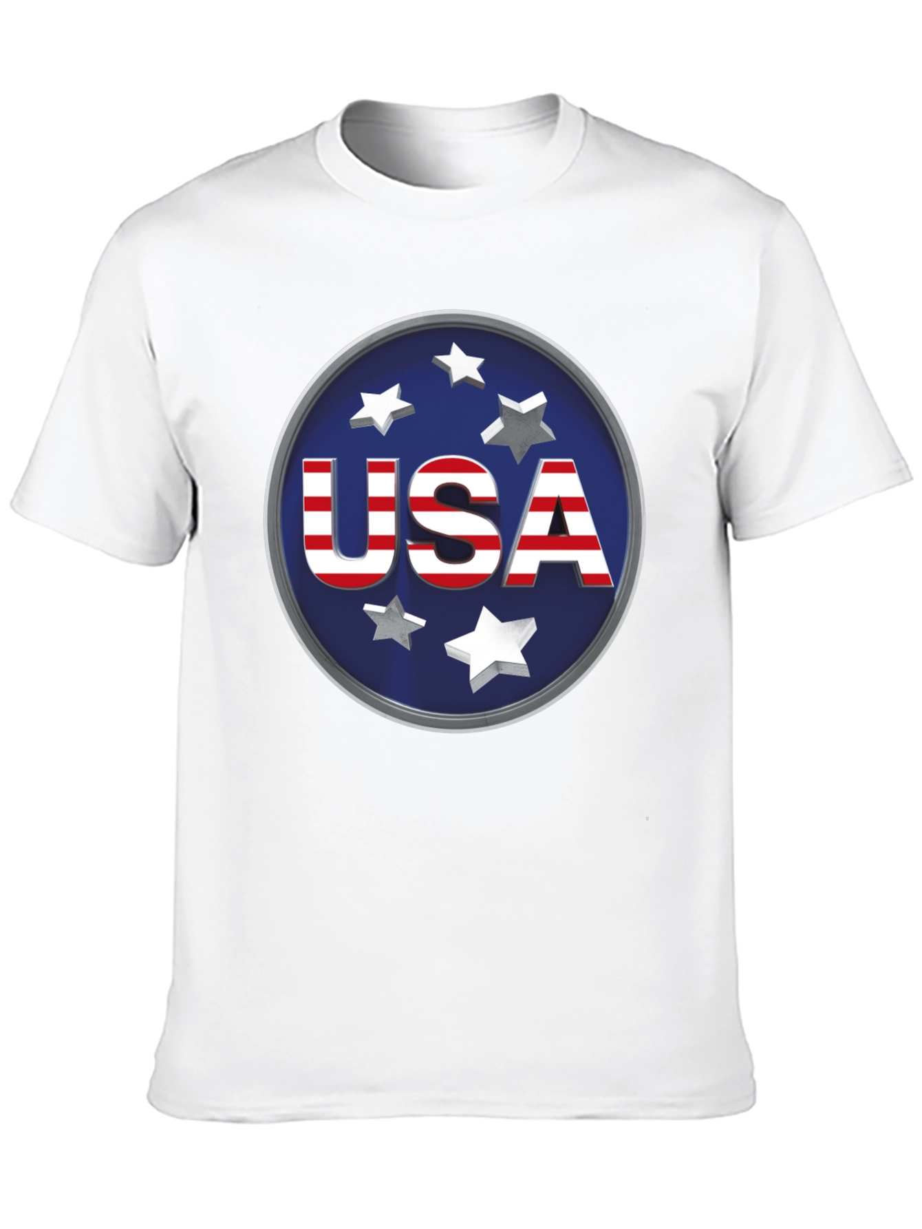 USA Graphic Print Tee - Patriotic Style
