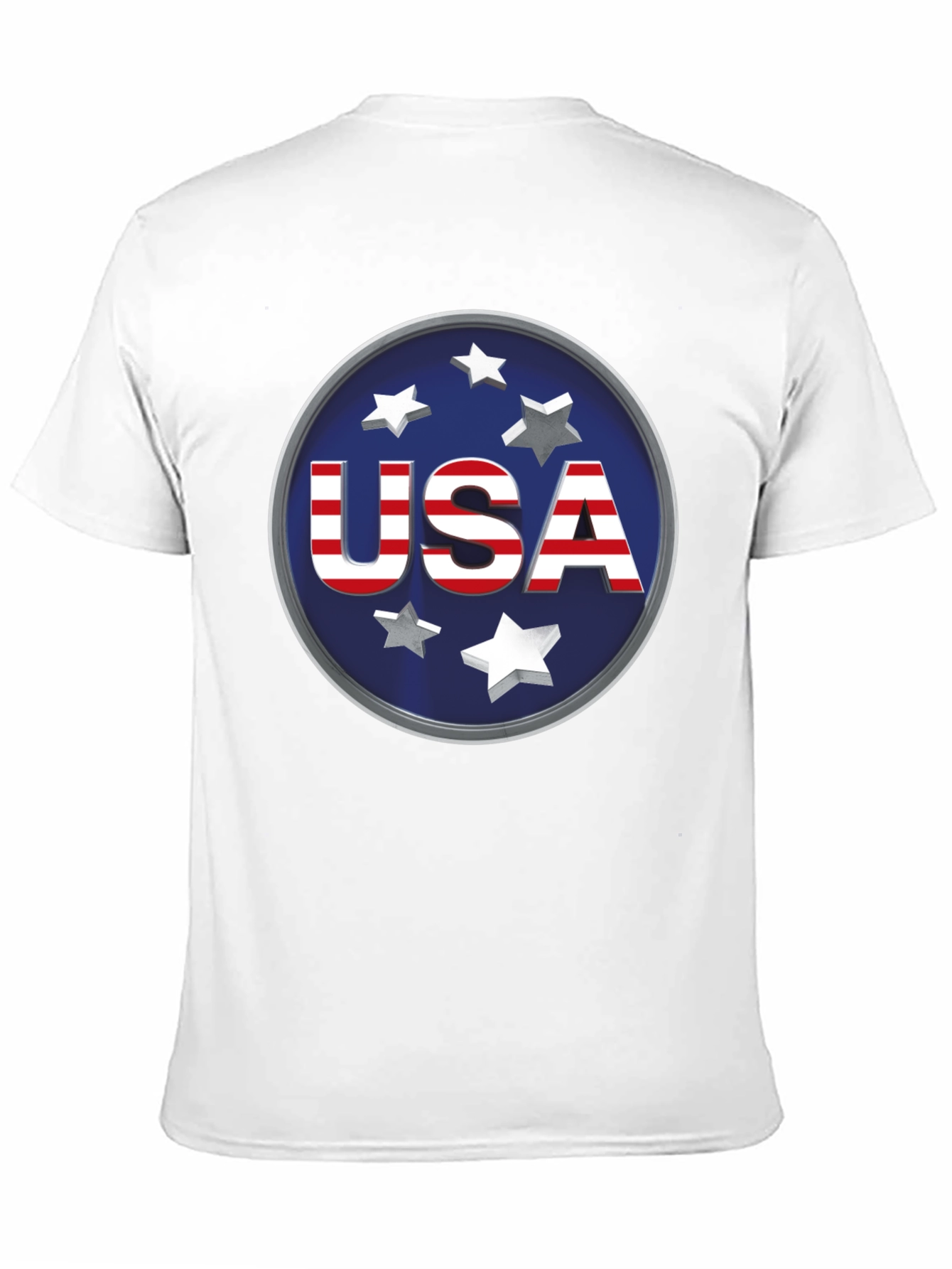 USA Graphic Print Tee - Patriotic Style