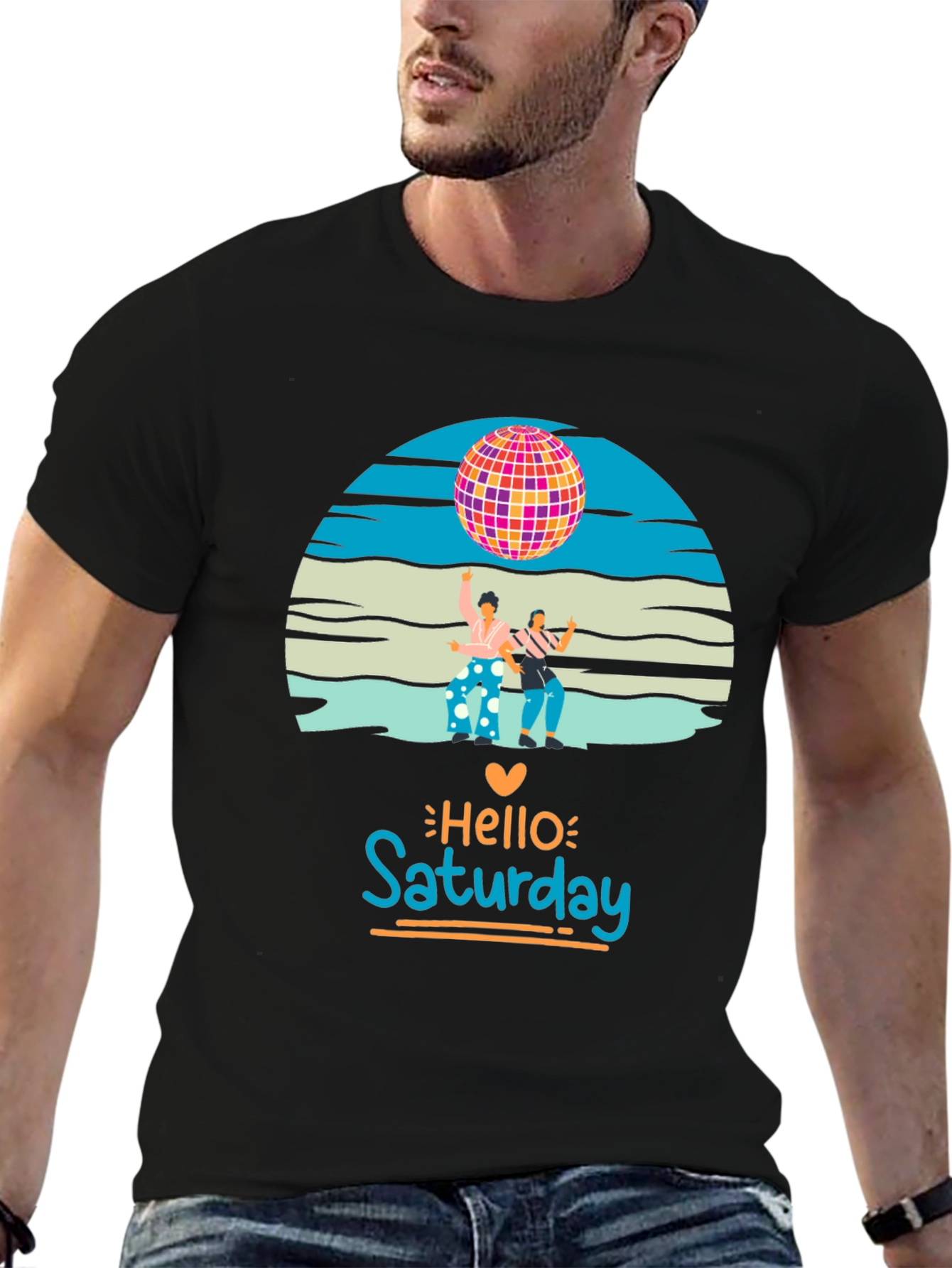 Hello Saturday Graphic Tee