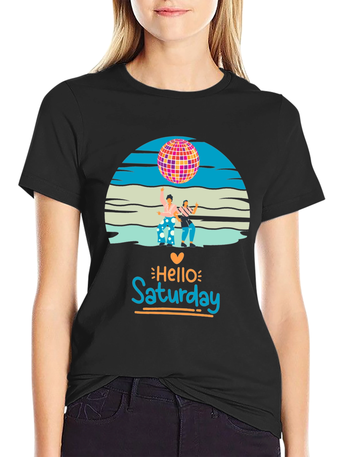 Hello Saturday Graphic Tee