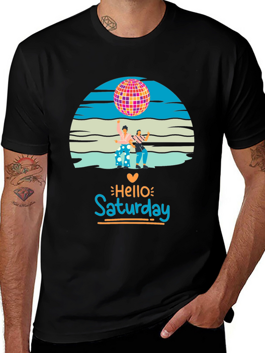 Hello Saturday Graphic Tee