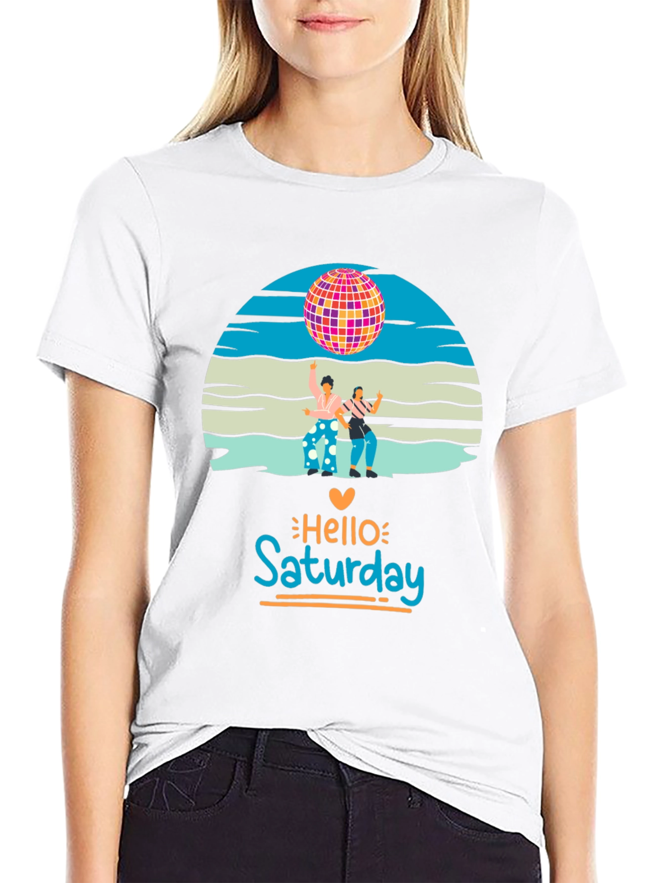 Hello Saturday Graphic Tee
