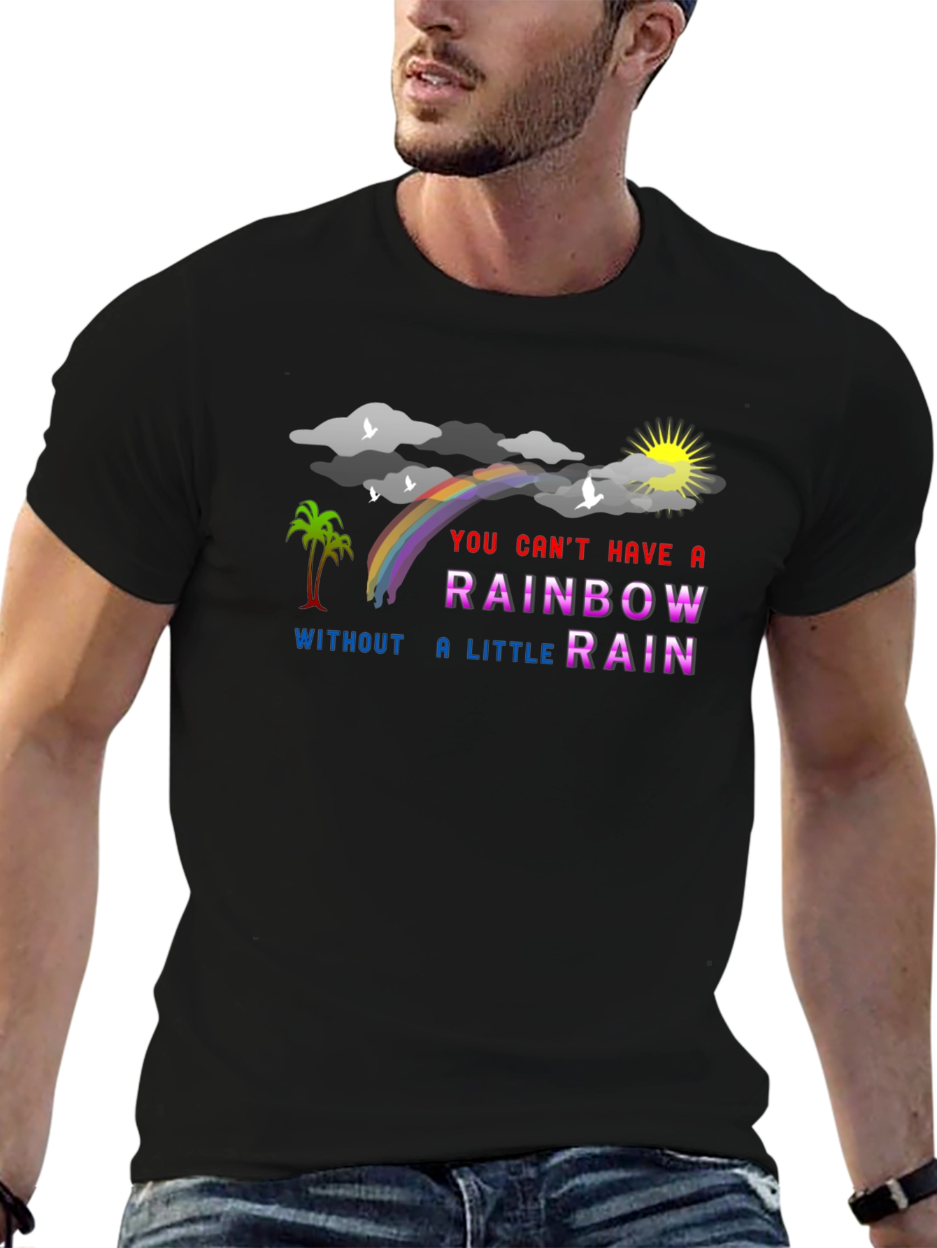 Rainbow After Rain Graphic Tee