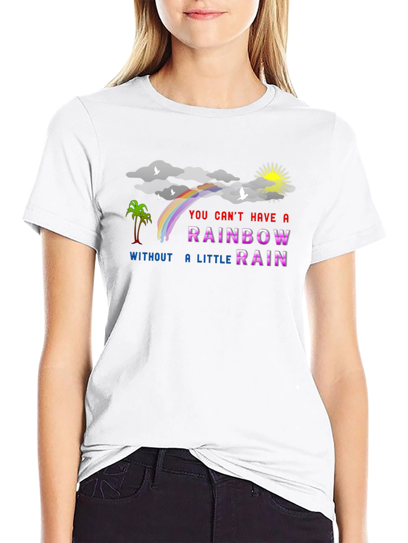Rainbow After Rain Graphic Tee