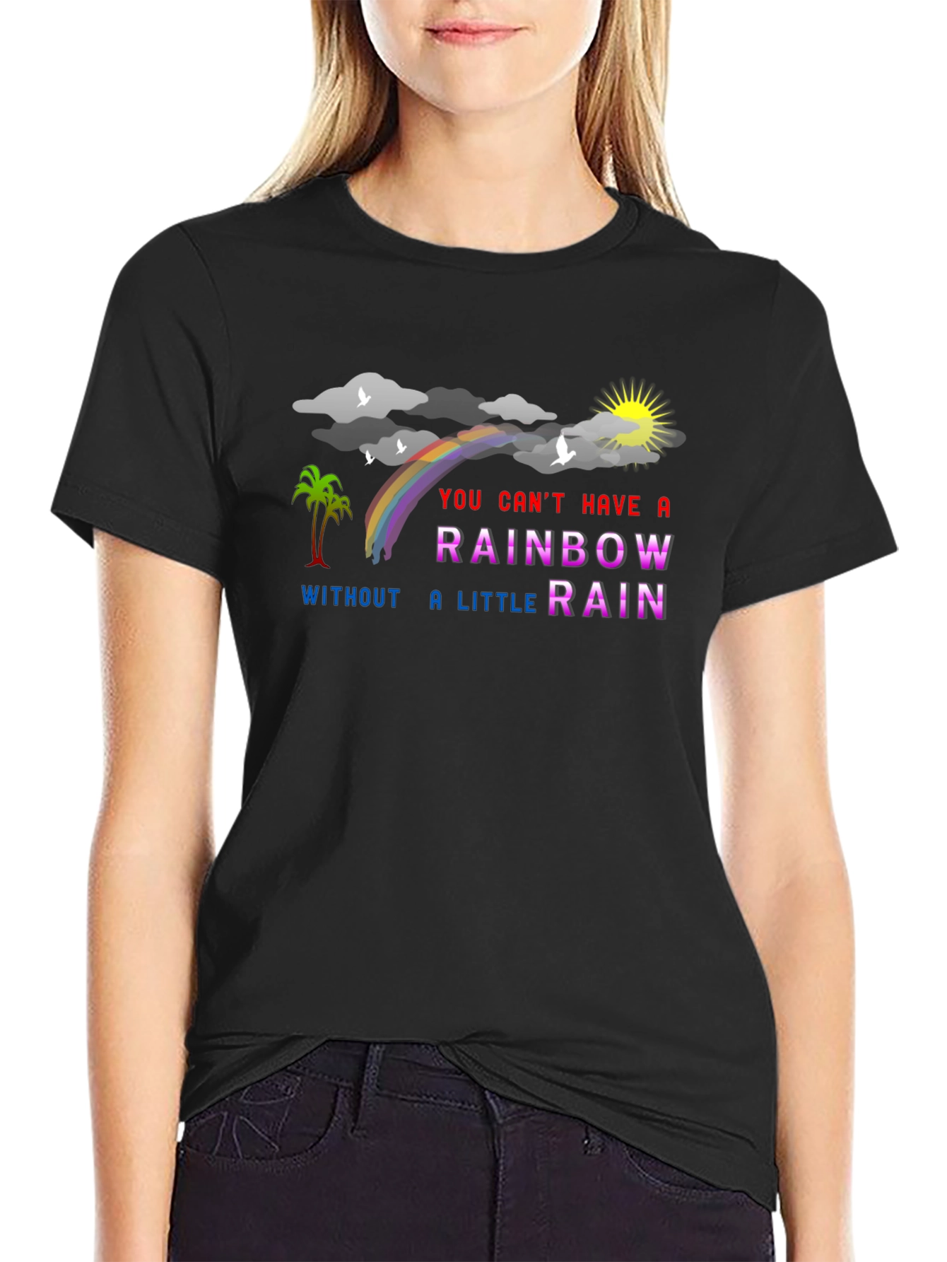 Rainbow After Rain Graphic Tee