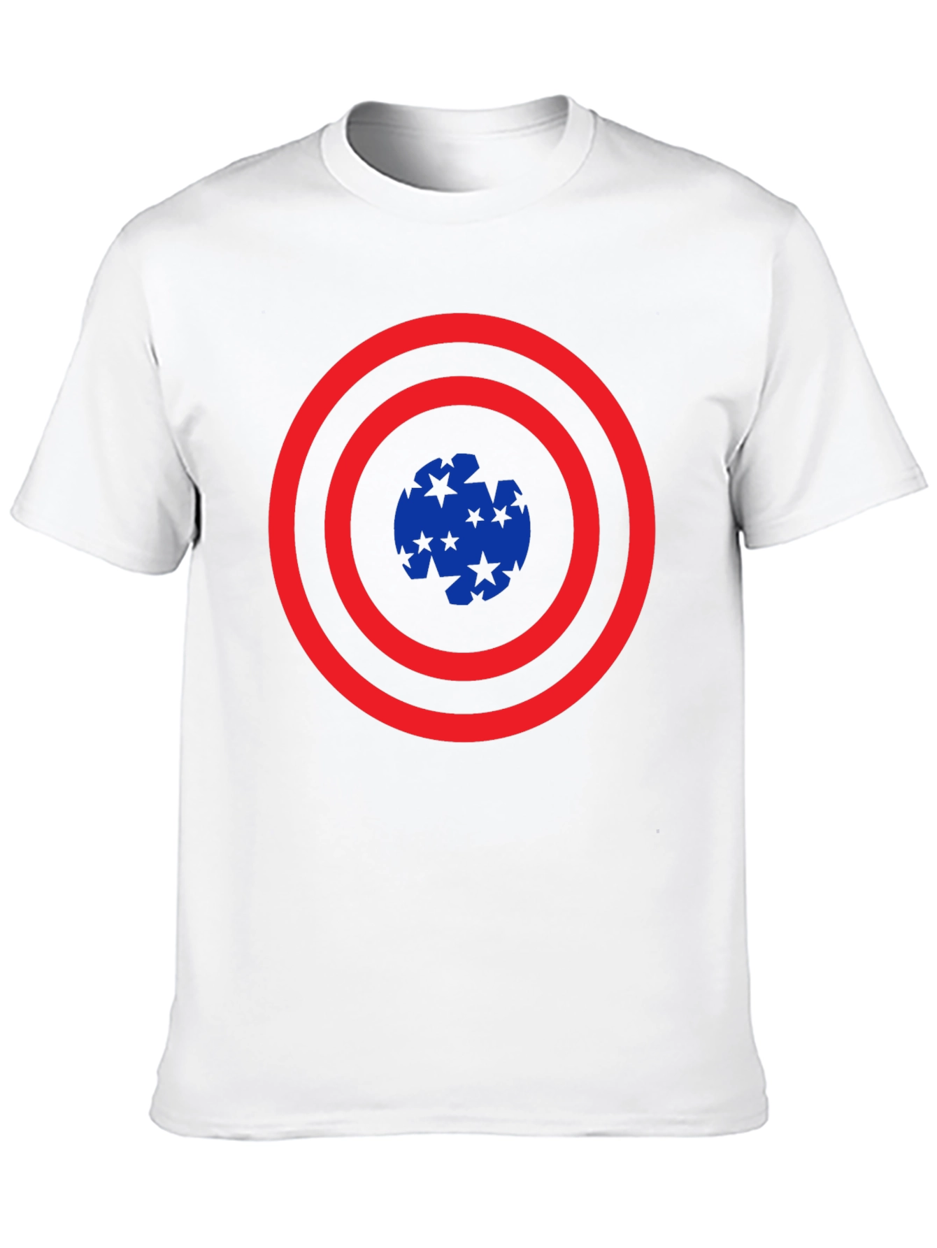 Patriotic Target T-Shirt: Stars & Stripes Style