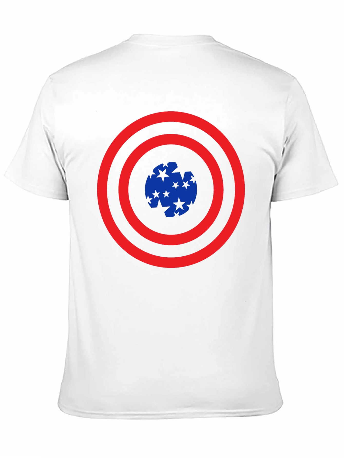 Patriotic Target T-Shirt: Stars & Stripes Style