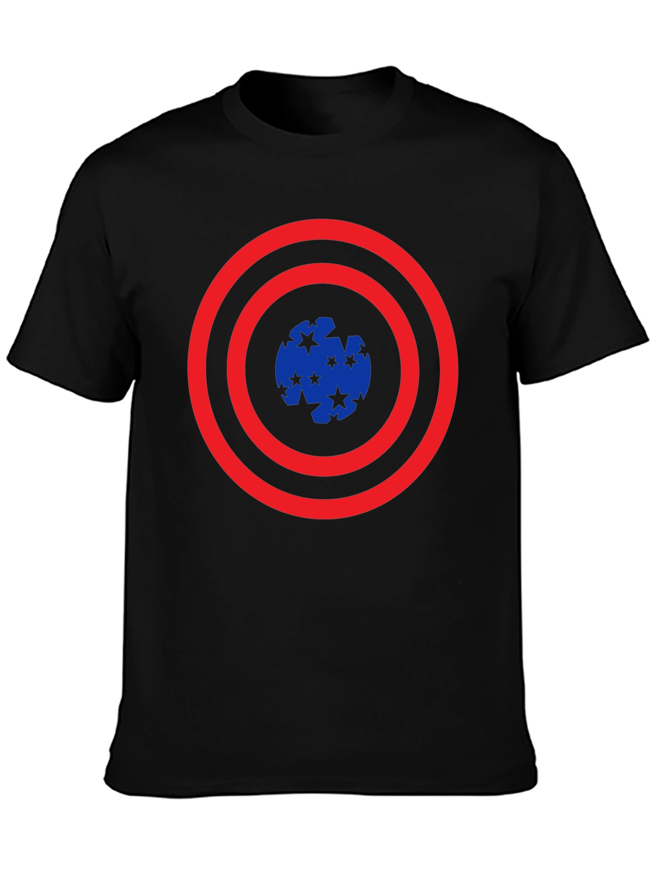 Patriotic Target T-Shirt: Stars & Stripes Style