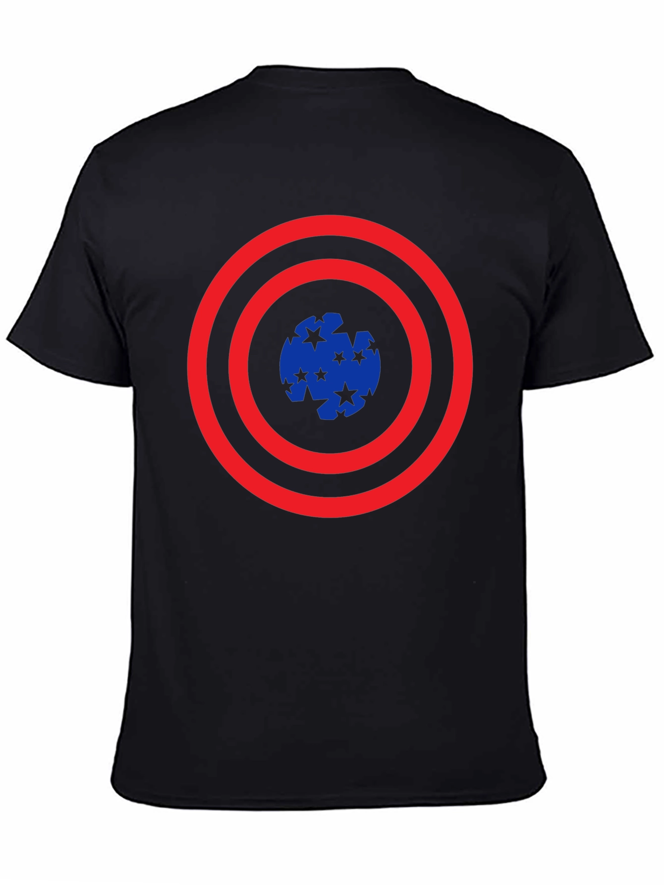 Patriotic Target T-Shirt: Stars & Stripes Style